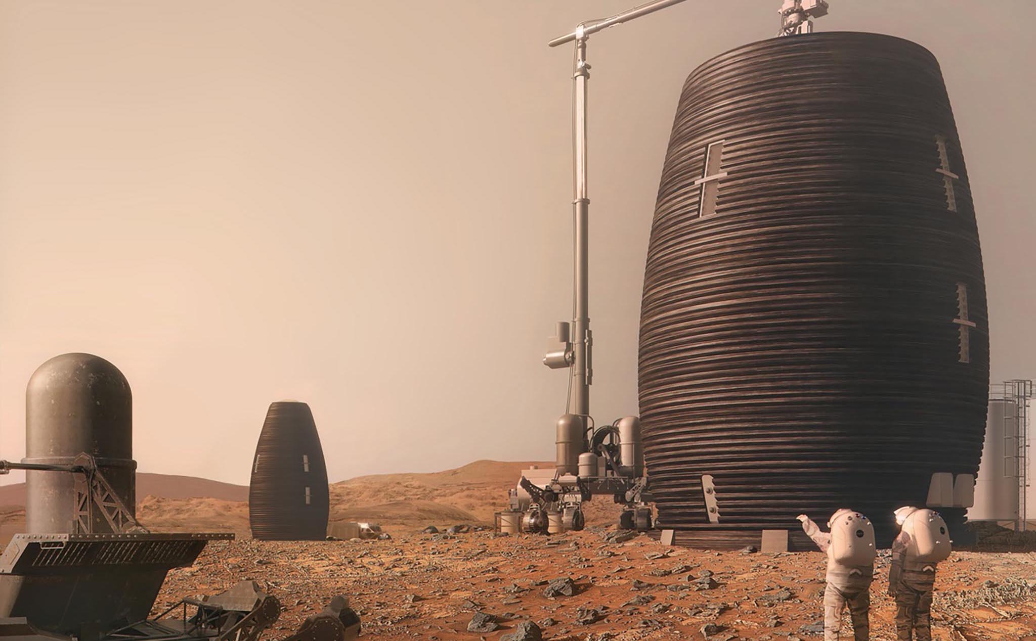 Mẫu nhà sao Hỏa vừa thắng giải nhất cuộc thi thiết kế của NASA