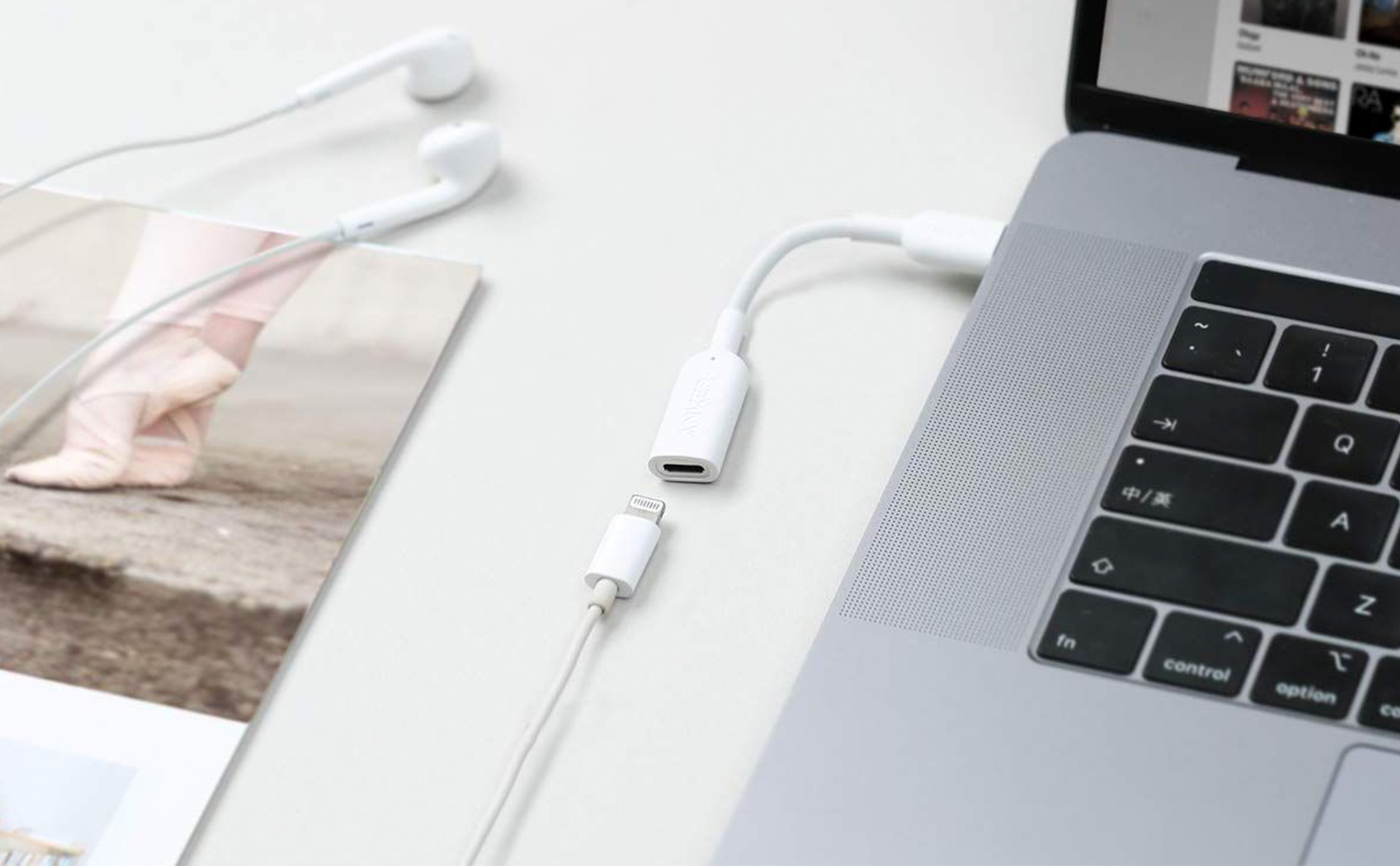 Anker ra mắt bộ chuyển đổi USB-C ra Lightning để nghe nhạc trên MacBook, MFi, giá $30
