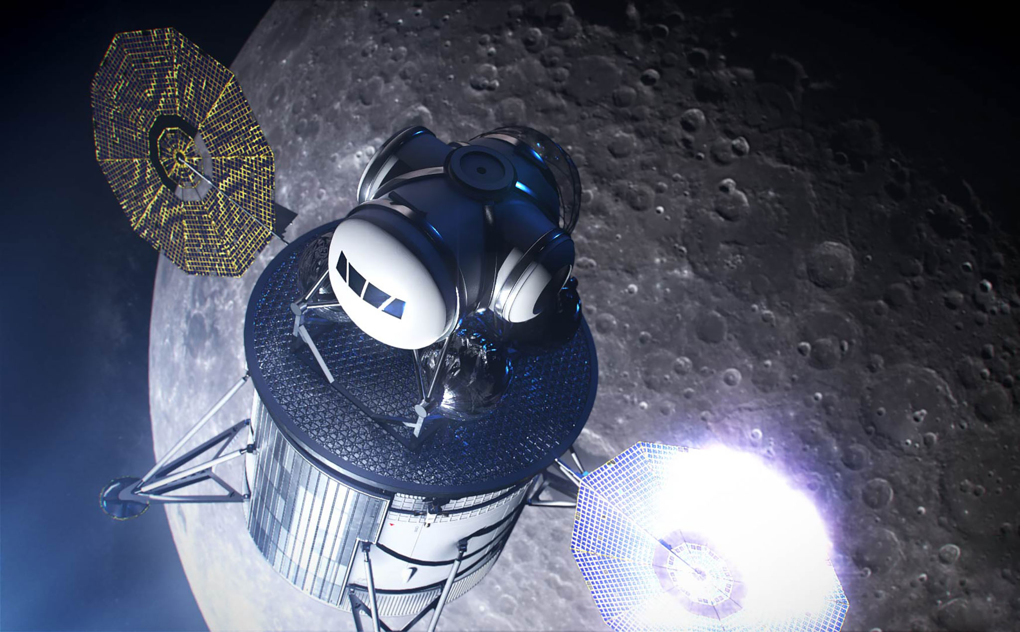 NASA hợp tác với SpaceX và Blue Origin để thiết kế tàu đưa phi hành gia lên bề mặt Mặt Trăng