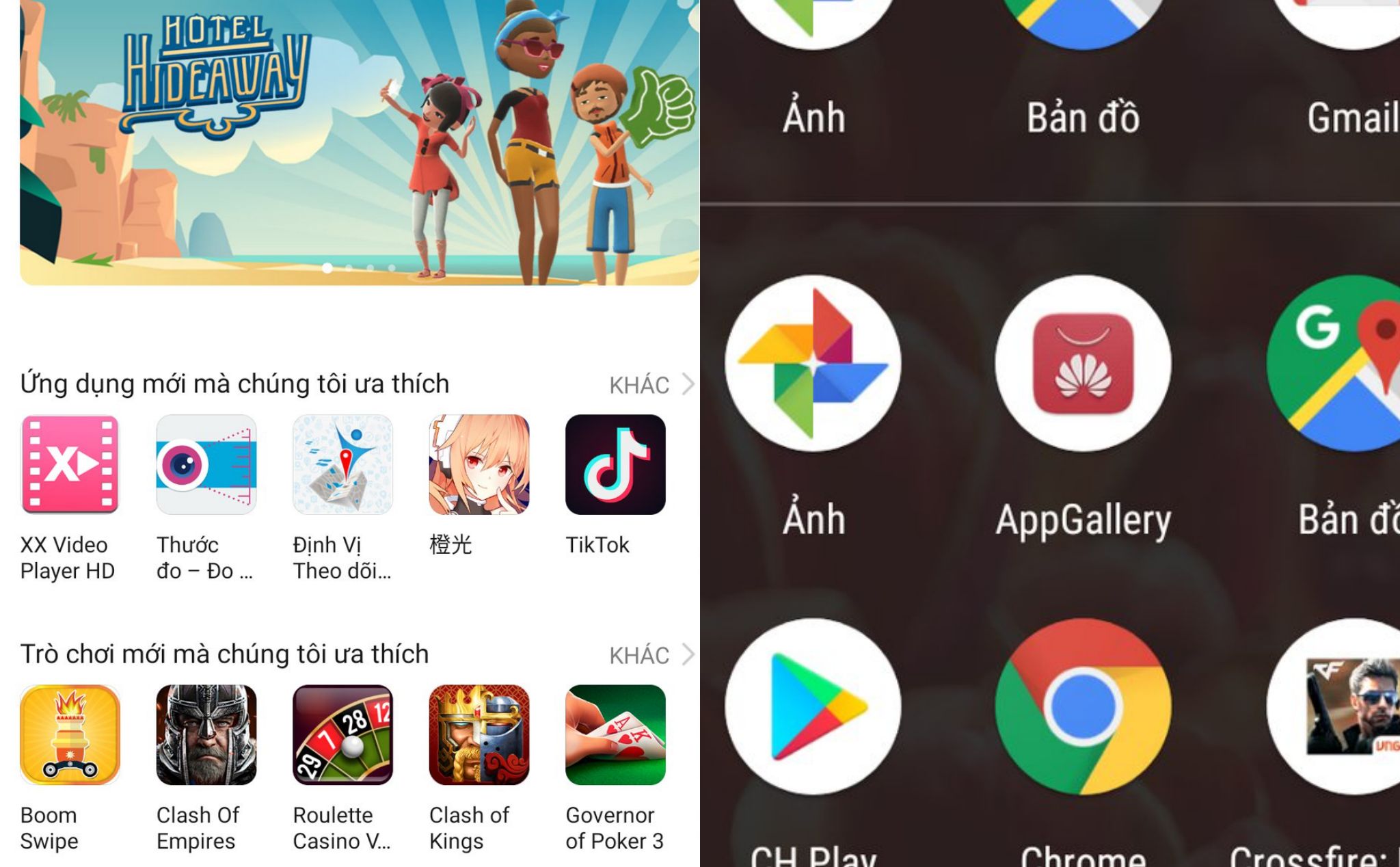 AppGallery, kho ứng dụng riêng dành cho những smartphone Huawei