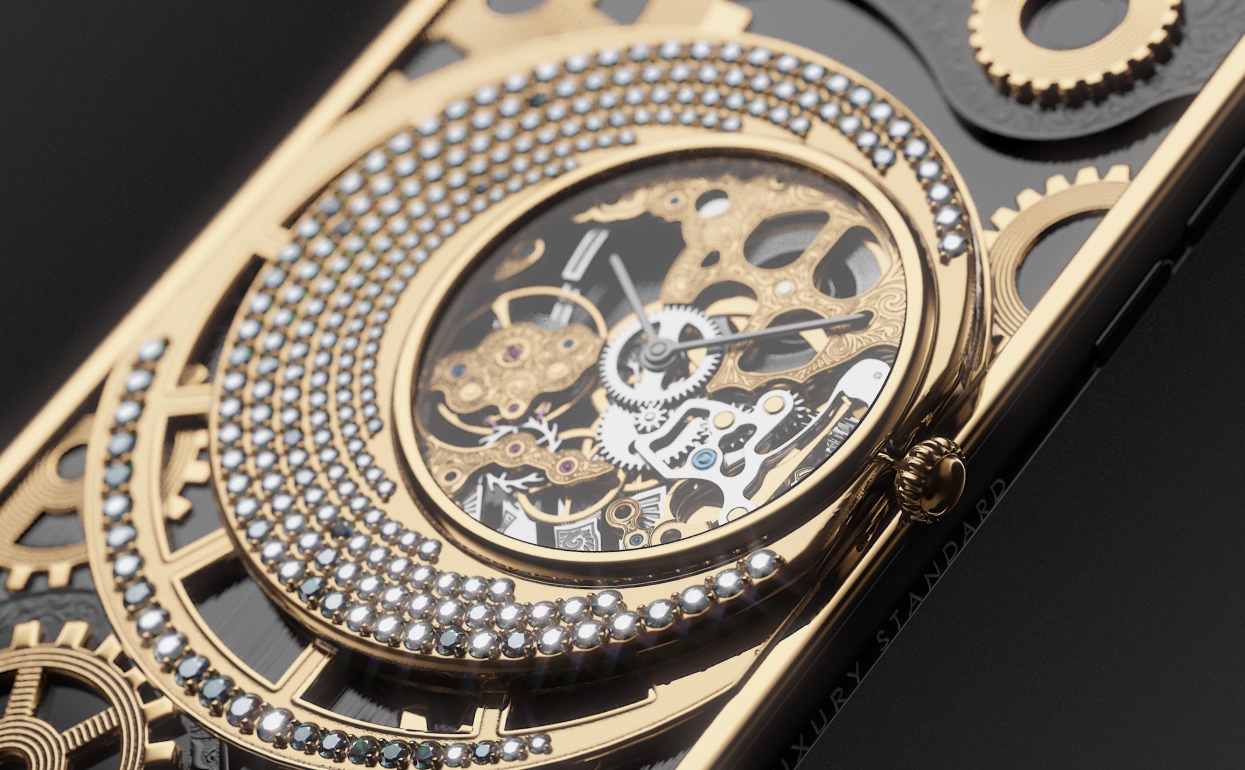 Caviar Grand Complication Skeleton Diamond Edition: iPhone Xs Max giá 600 triệu đồng