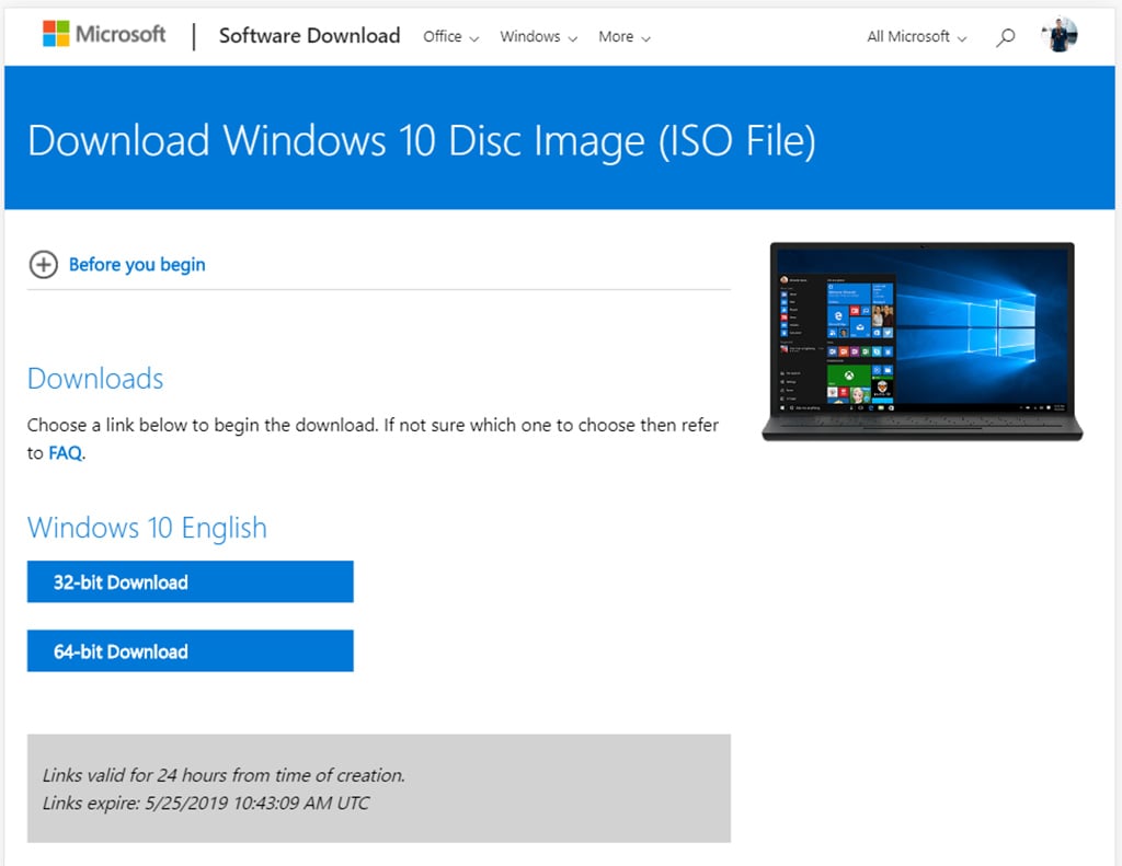 [Thủ thuật] Hướng dẫn tải về Windows 10 1903 ISO chuẩn từ ...