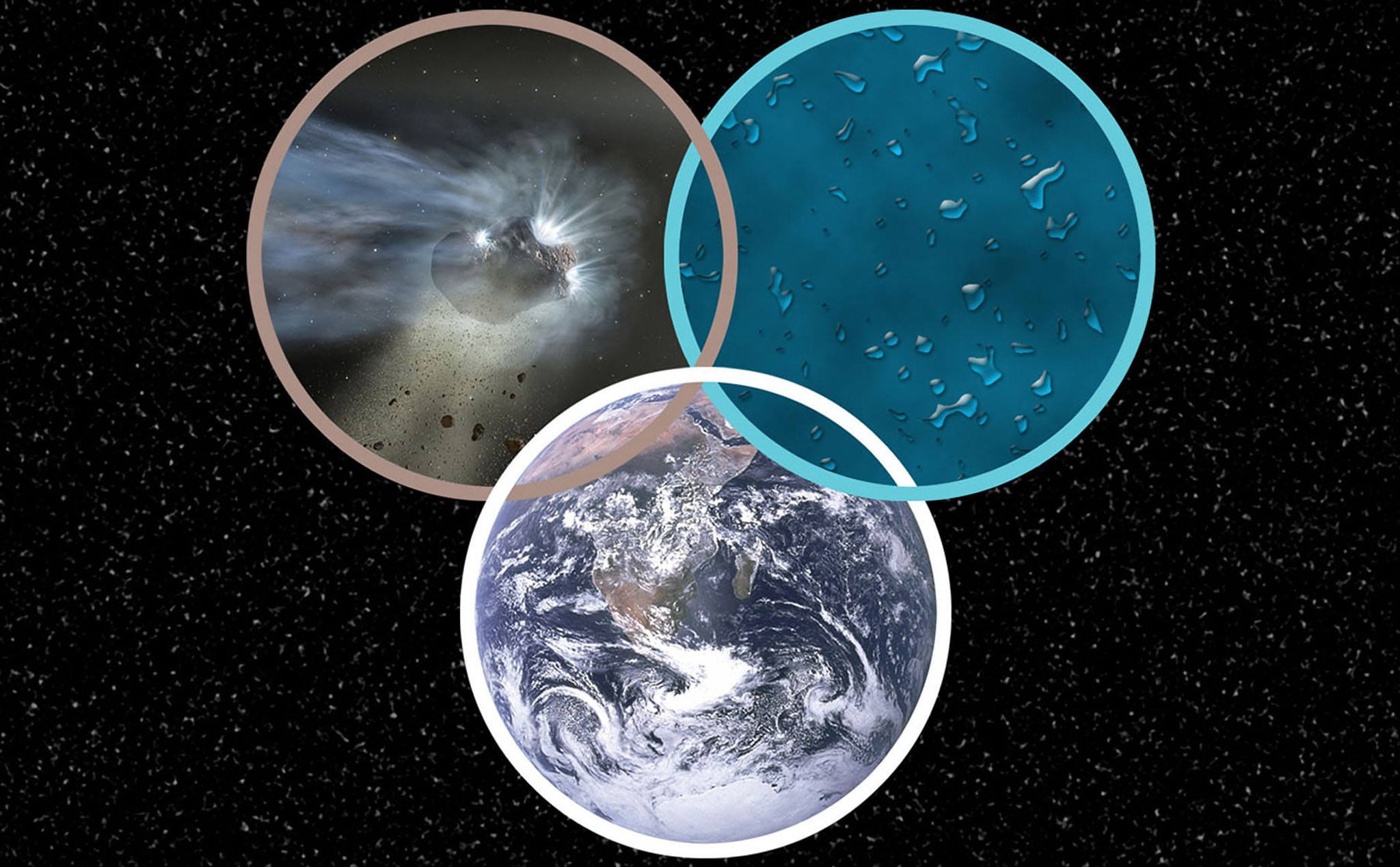 Nguồn nước dồi dào trên trái đất có thể đến từ thiên thạch ngoài vũ trụ