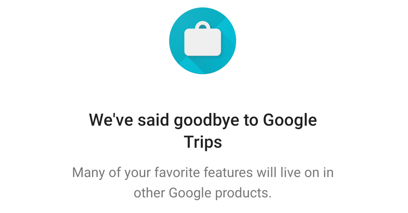 Ứng dụng du lịch Google Trips đóng cửa vào tháng 8