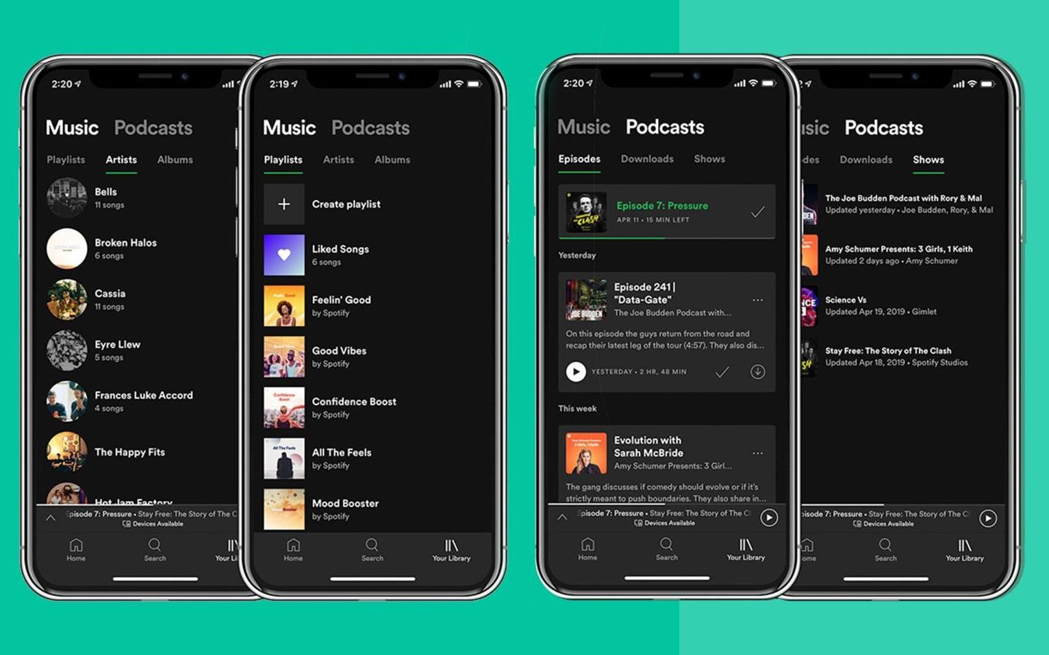 Spotify nâng cấp giao diện mới, quản lí thư viện cá nhân trực quan và dễ dàng hơn