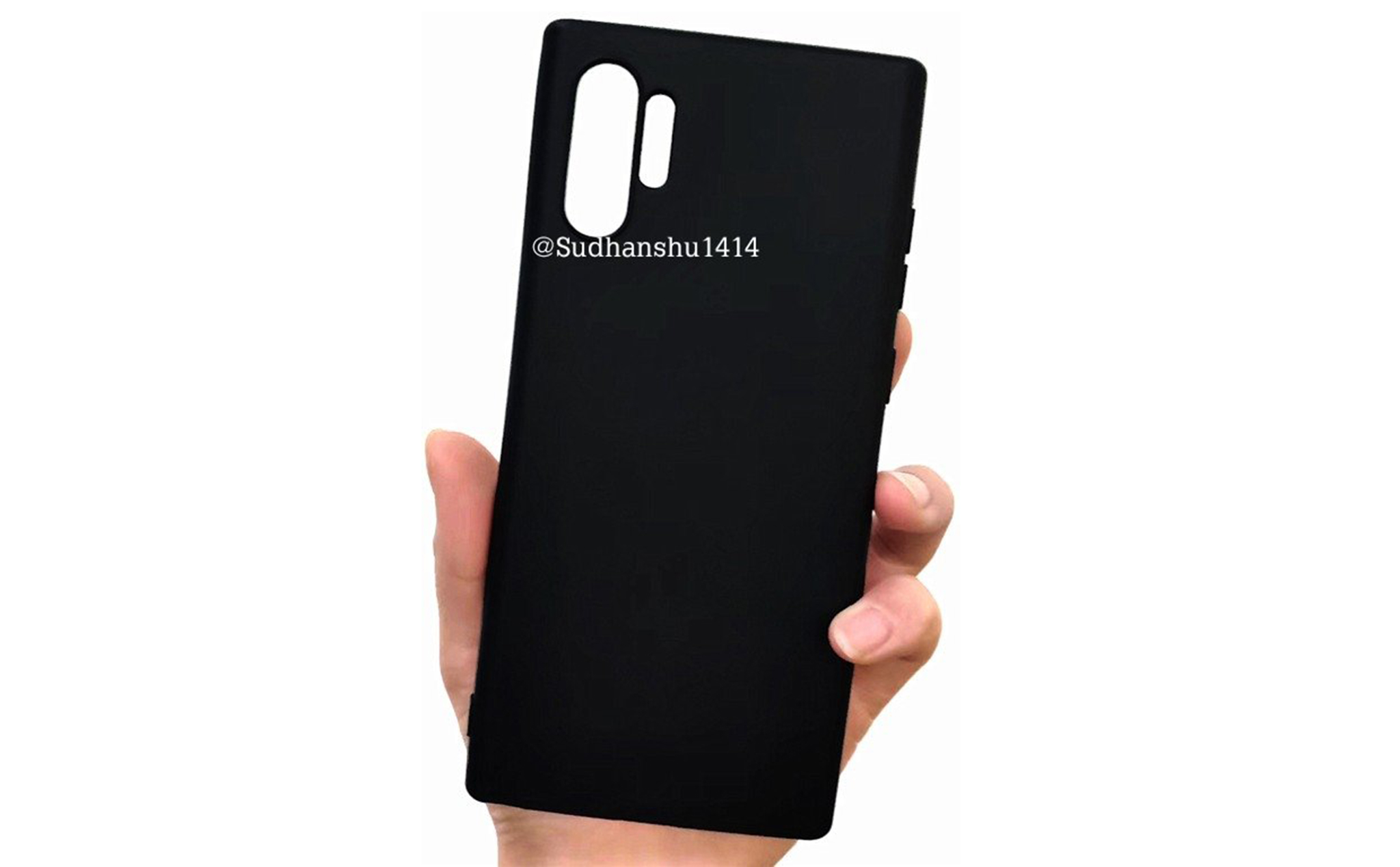 Galaxy Note10 Pro lộ vỏ case: không jack 3.5mm, camera dọc và lệch về 1 bên, các góc vuông hơn