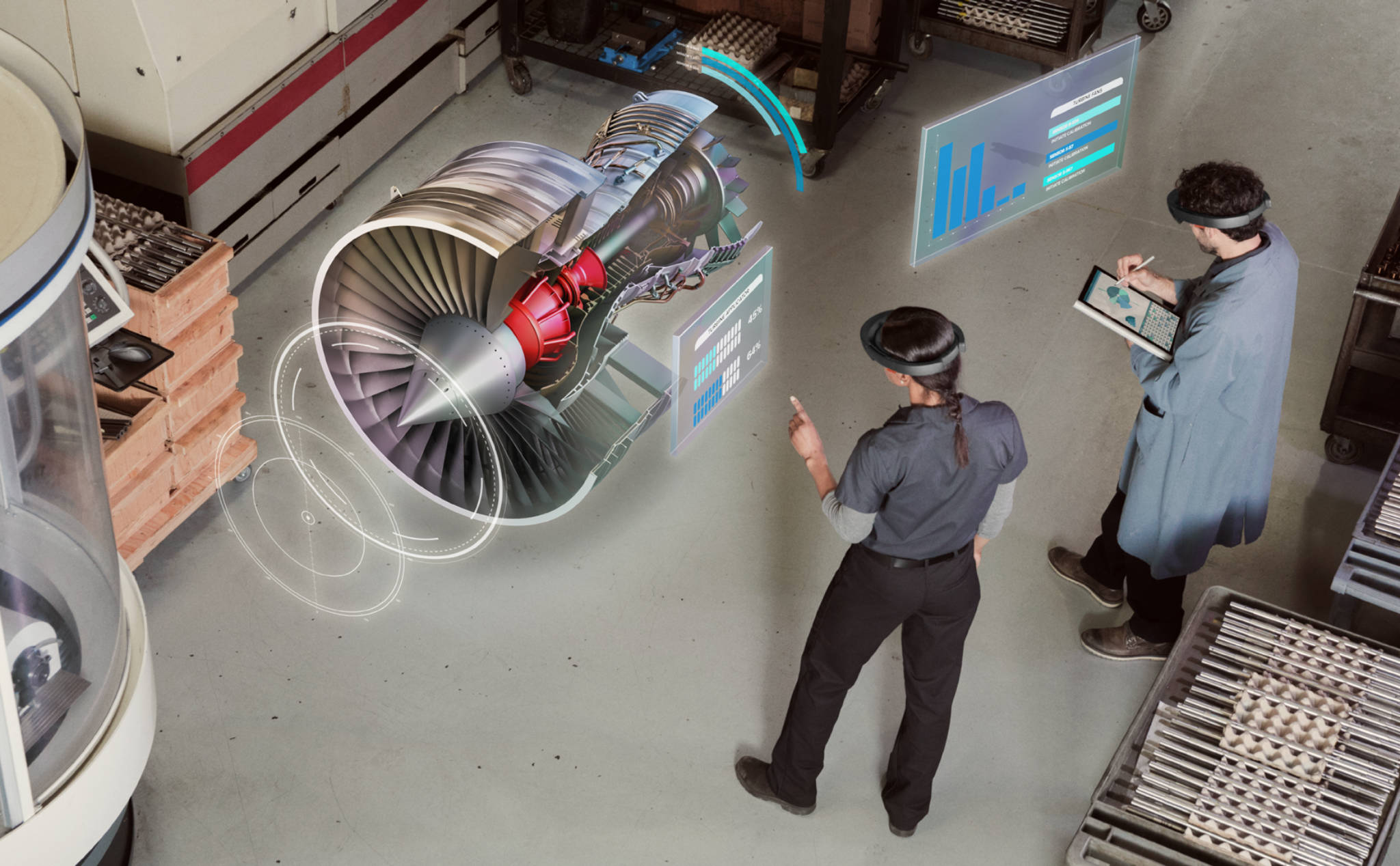 Airbus hợp tác Microsoft đưa kính tăng cuờng thực tế HoloLens vào ngành hàng không