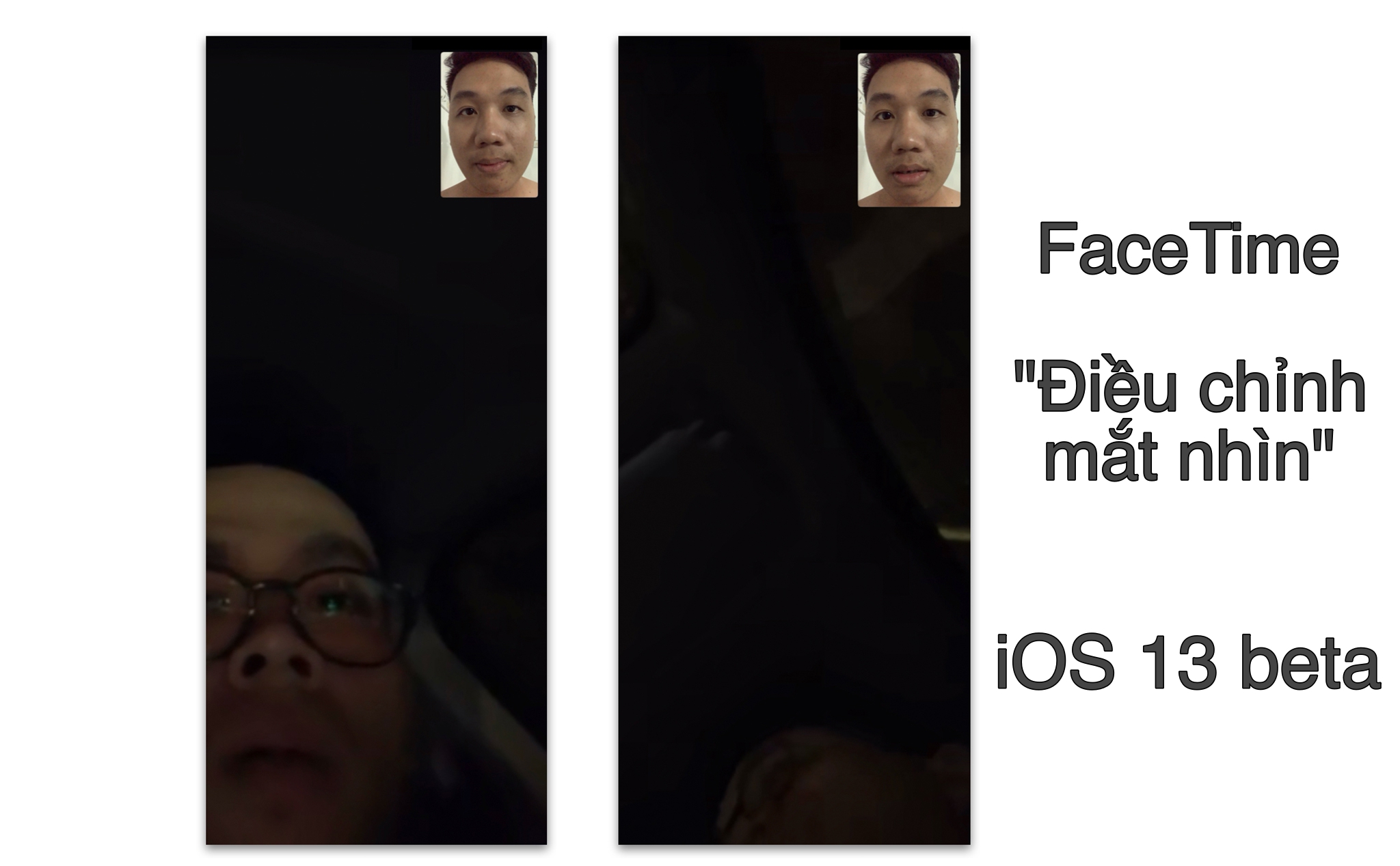 FaceTime trên iOS 13 tạo giả lập mắt người luôn nhìn thẳng vào camera