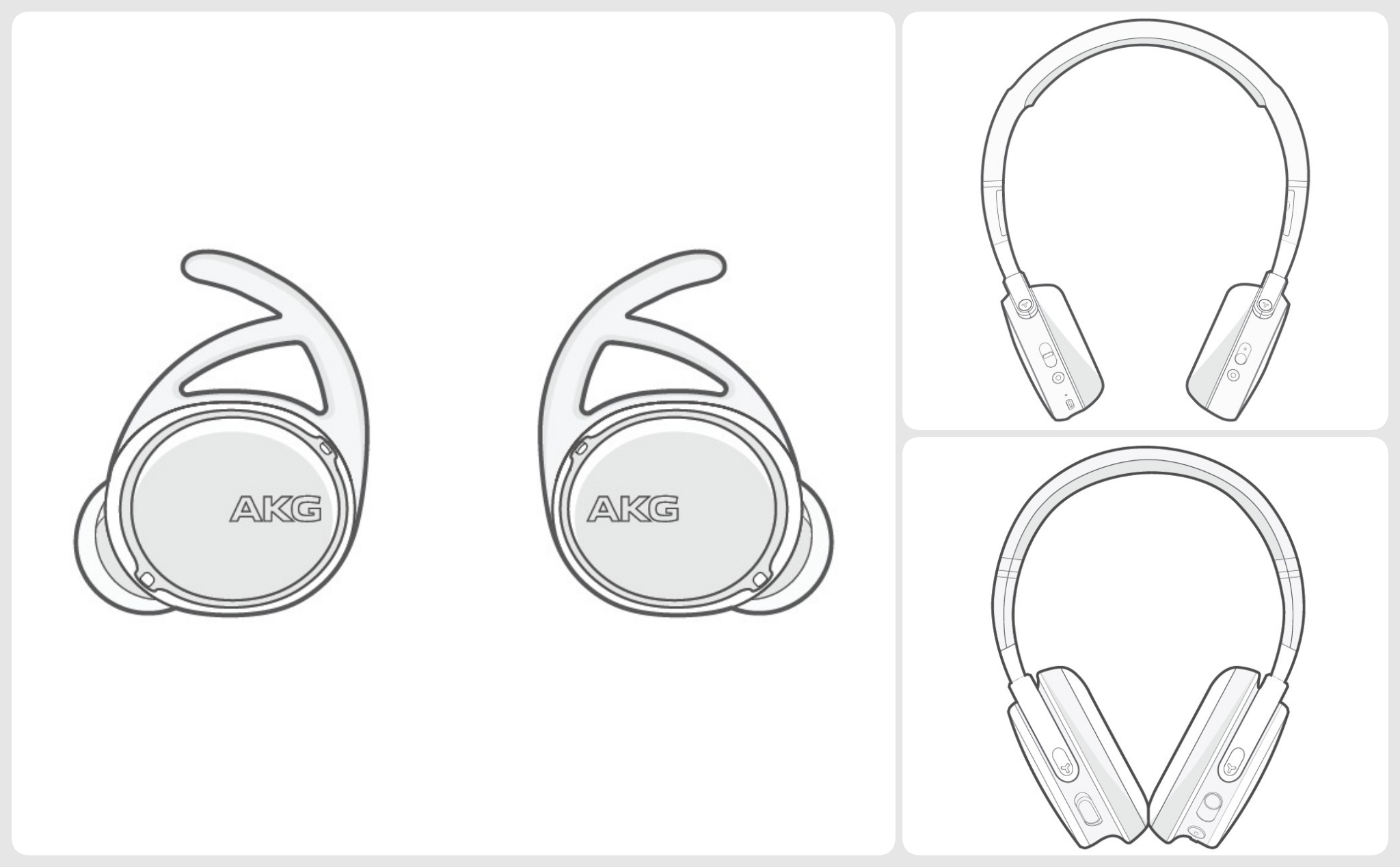 Samsung hé lộ 3 tai nghe mới của AKG: N400, Y400, Y600 qua bản cập nhật mới của ứng dụng SmartThing