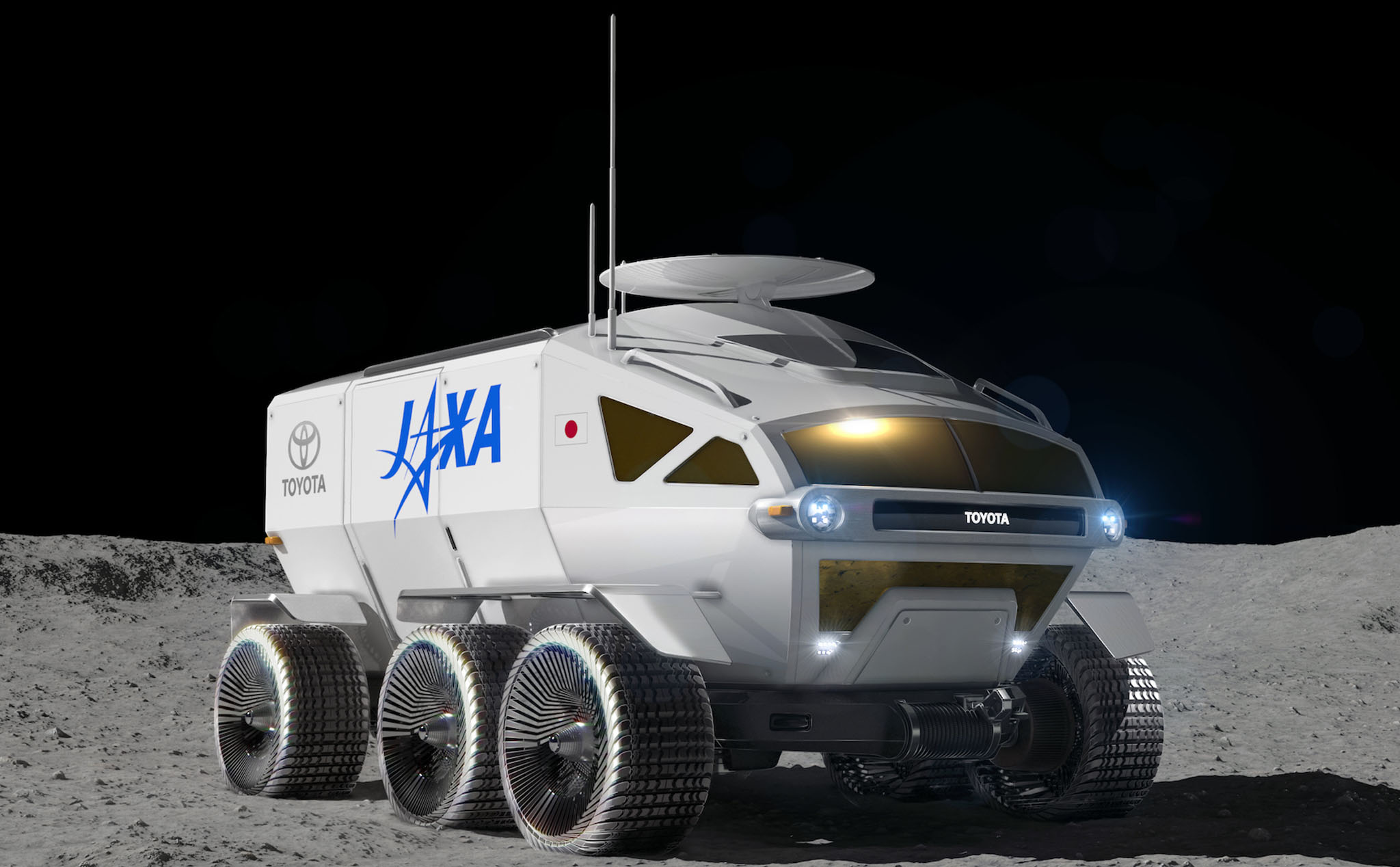 Toyota sẽ bỏ 10 năm nghiên cứu xe 6 bánh di chuyển trên mặt trăng
