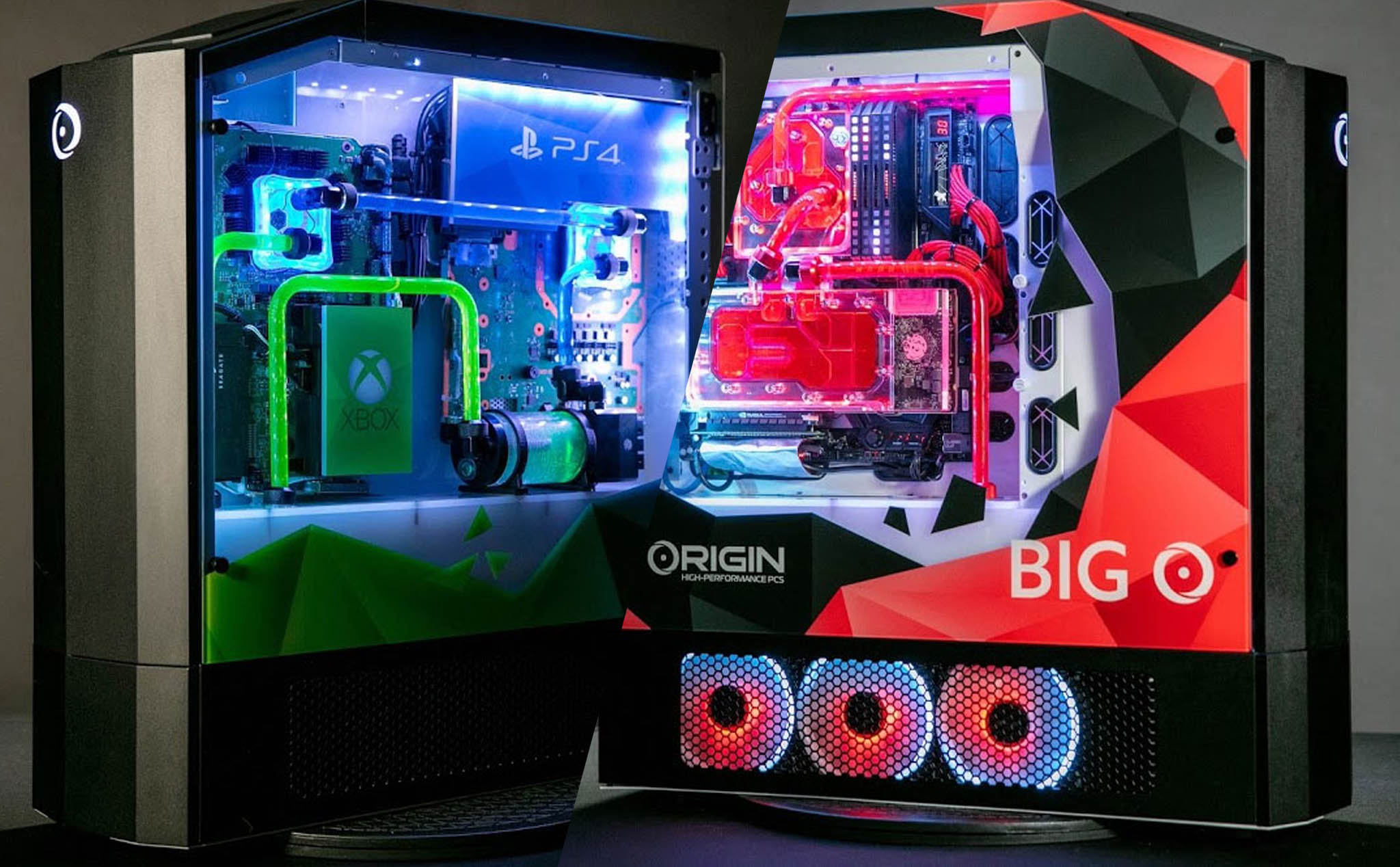 Origin Big O: Bên trong cái case này là cả PC, PS4 lẫn Xbox One làm mát bằng tản nước