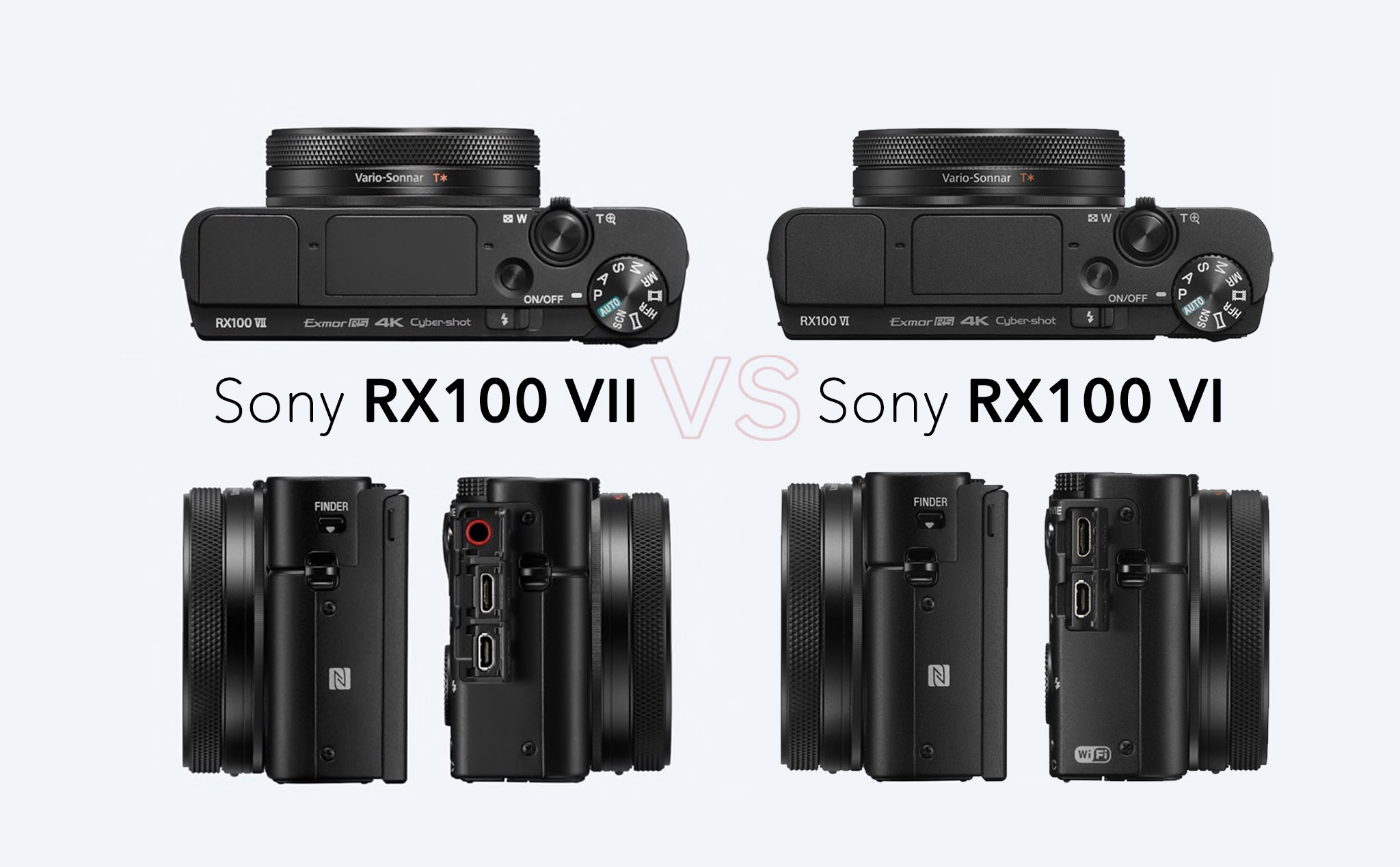 So sánh Sony RX100 VII với Sony RX100 VI: nâng cấp nhiều về sức mạnh, ngoại hình gần như nhau