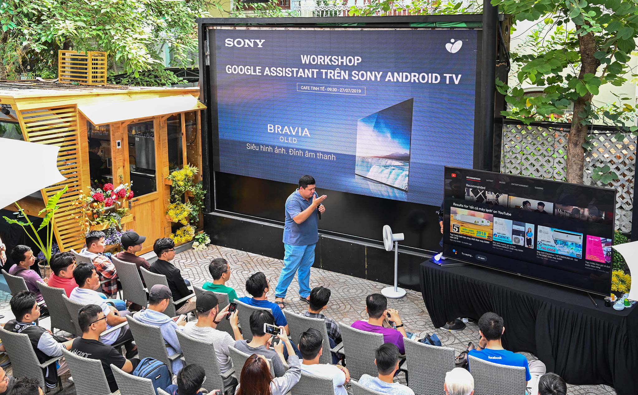 Hình ảnh buổi offline trải nghiệm Google Assistant với TV Sony: nhiều câu hỏi thú vị