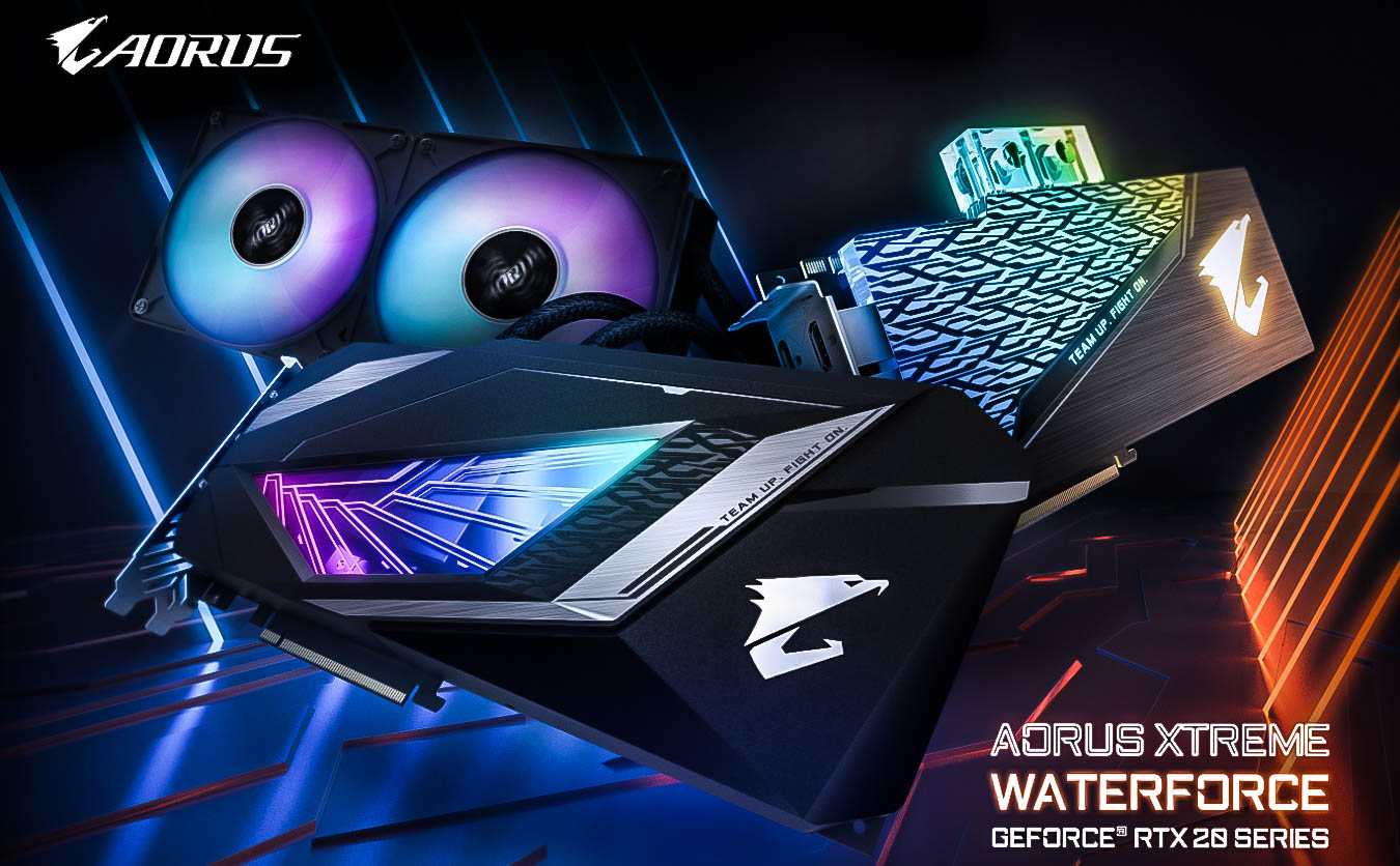 GIGABYTE vừa ra bộ đôi card AORUS GeForce RTX 2080 Super dành cho các bạn thích chơi tản nhiệt nước