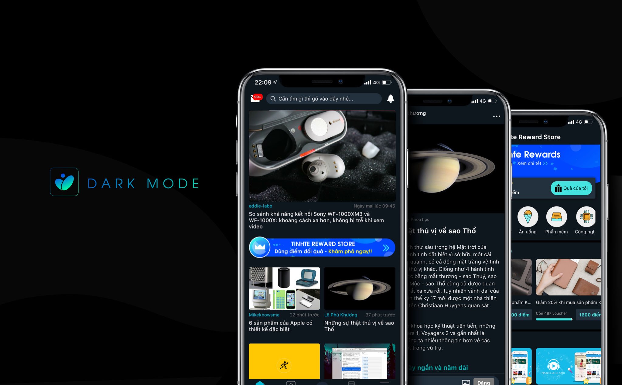 App Tinh tế 8.2 với dark mode đã có hàng, mời anh em trải nghiệm