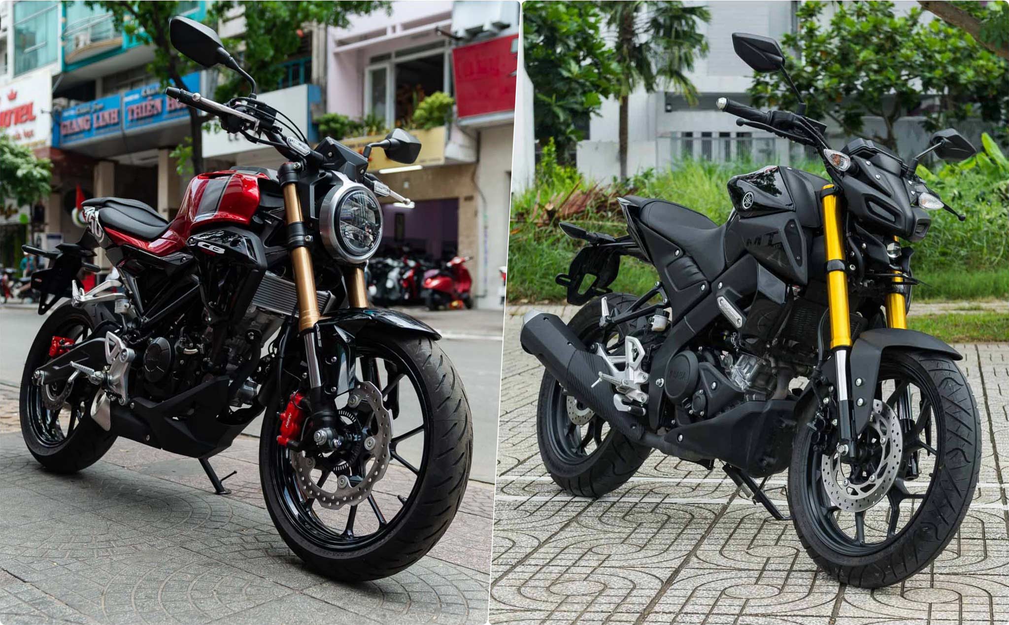 So sánh TSKT: Honda CB150R 2019 và Yamaha MT-15 2019