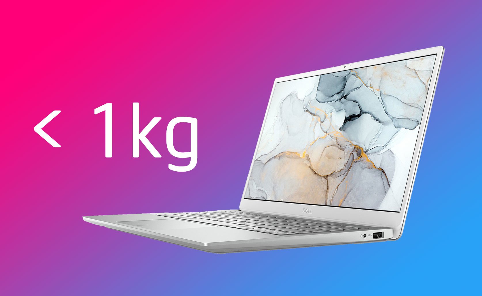 Dòng laptop Dell Inspiron 13 7391 mới nhẹ dưới 1kg, có CPU Core 10th, GPU rời, cảm biến vân tay
