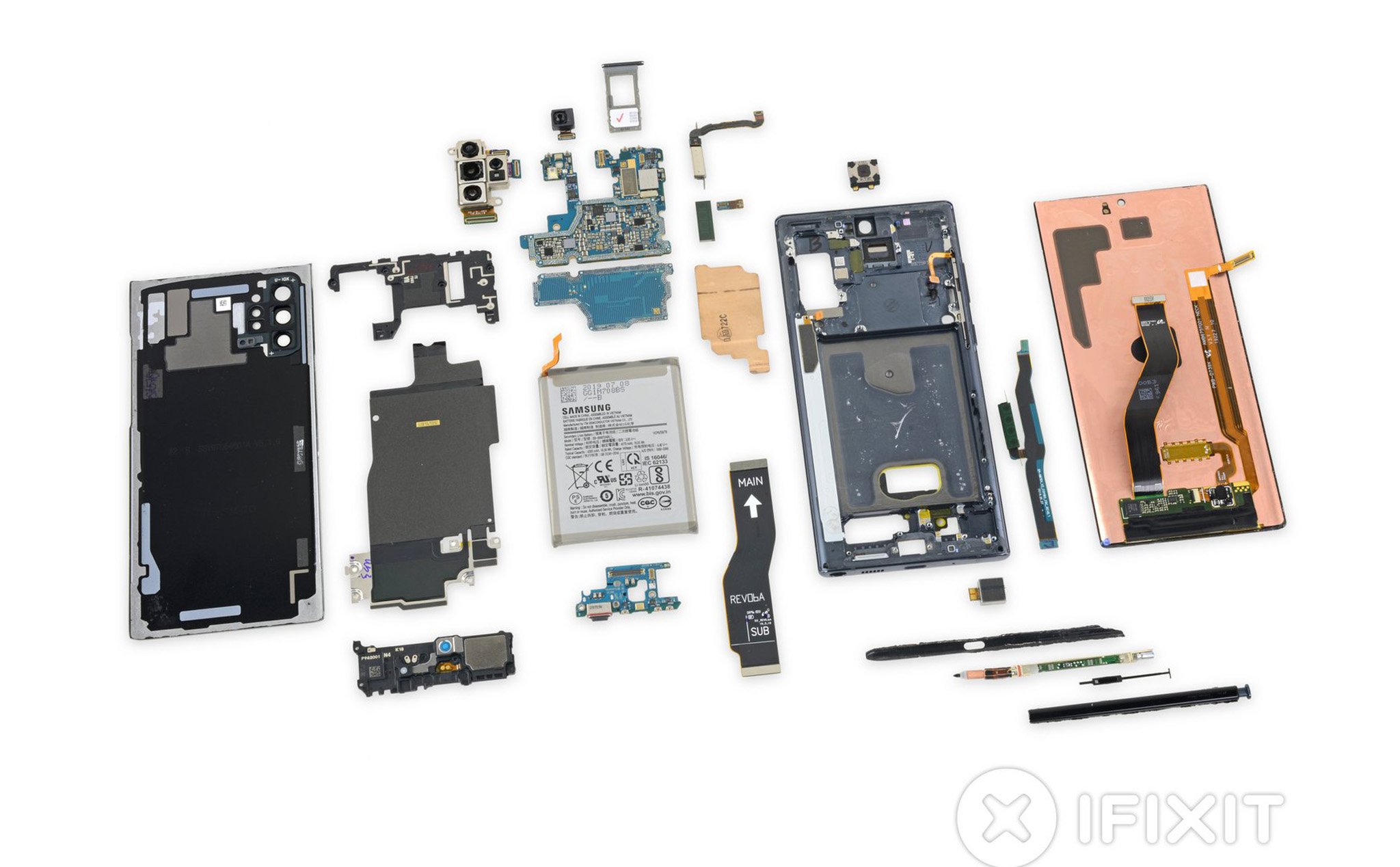 iFixit chấm Galaxy Note 10+ 3/10, nói muốn sửa chữa phải tháo tung cả chiếc máy ra