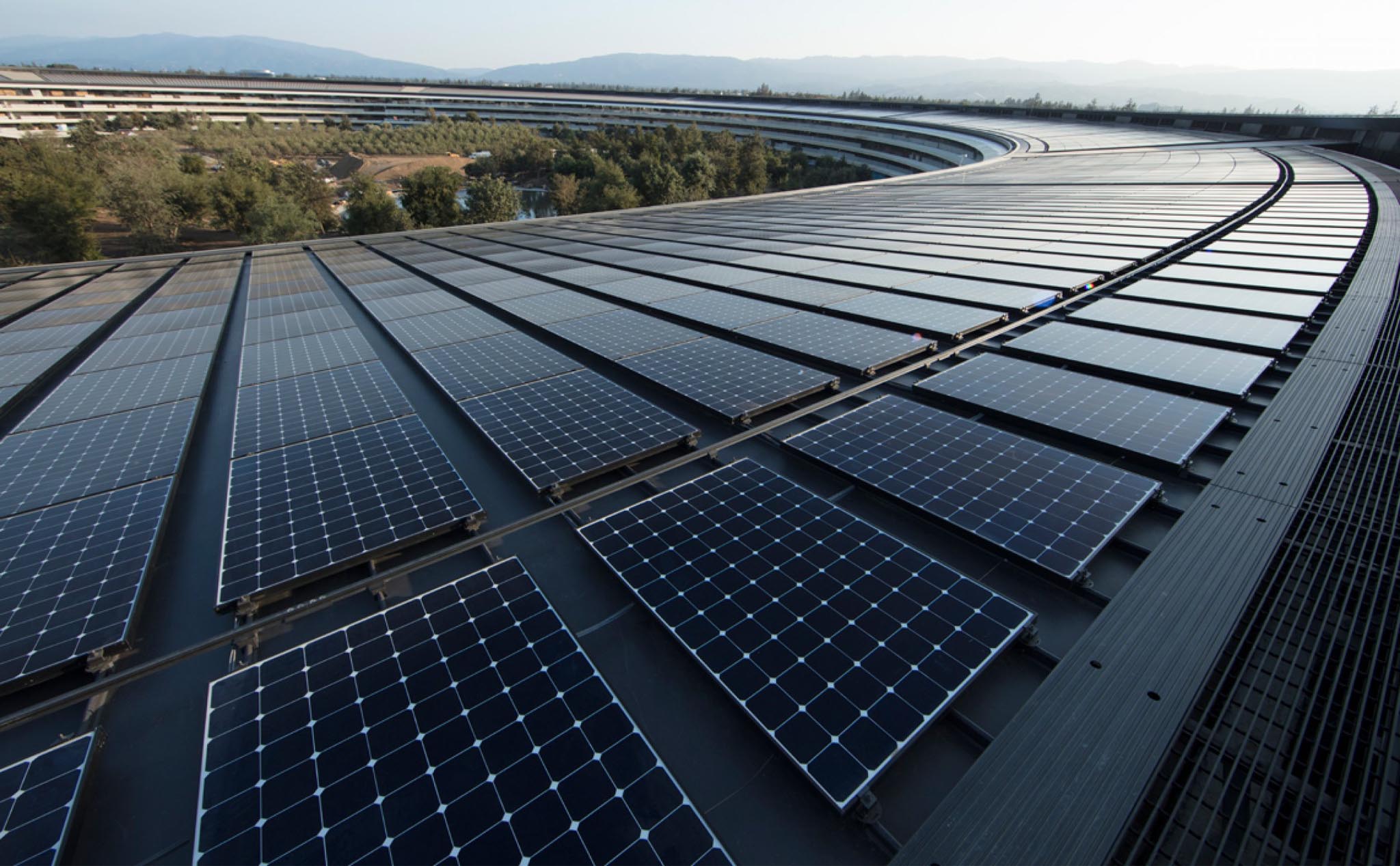 Apple hợp tác với công ty nước tương, lắp đặt pin mặt trời dùng năng lượng sạch