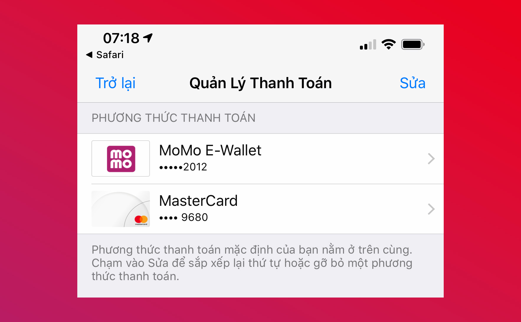 Cách liên kết ví MoMo với tài khoản Apple để mua app không cần thẻ tín dụng
