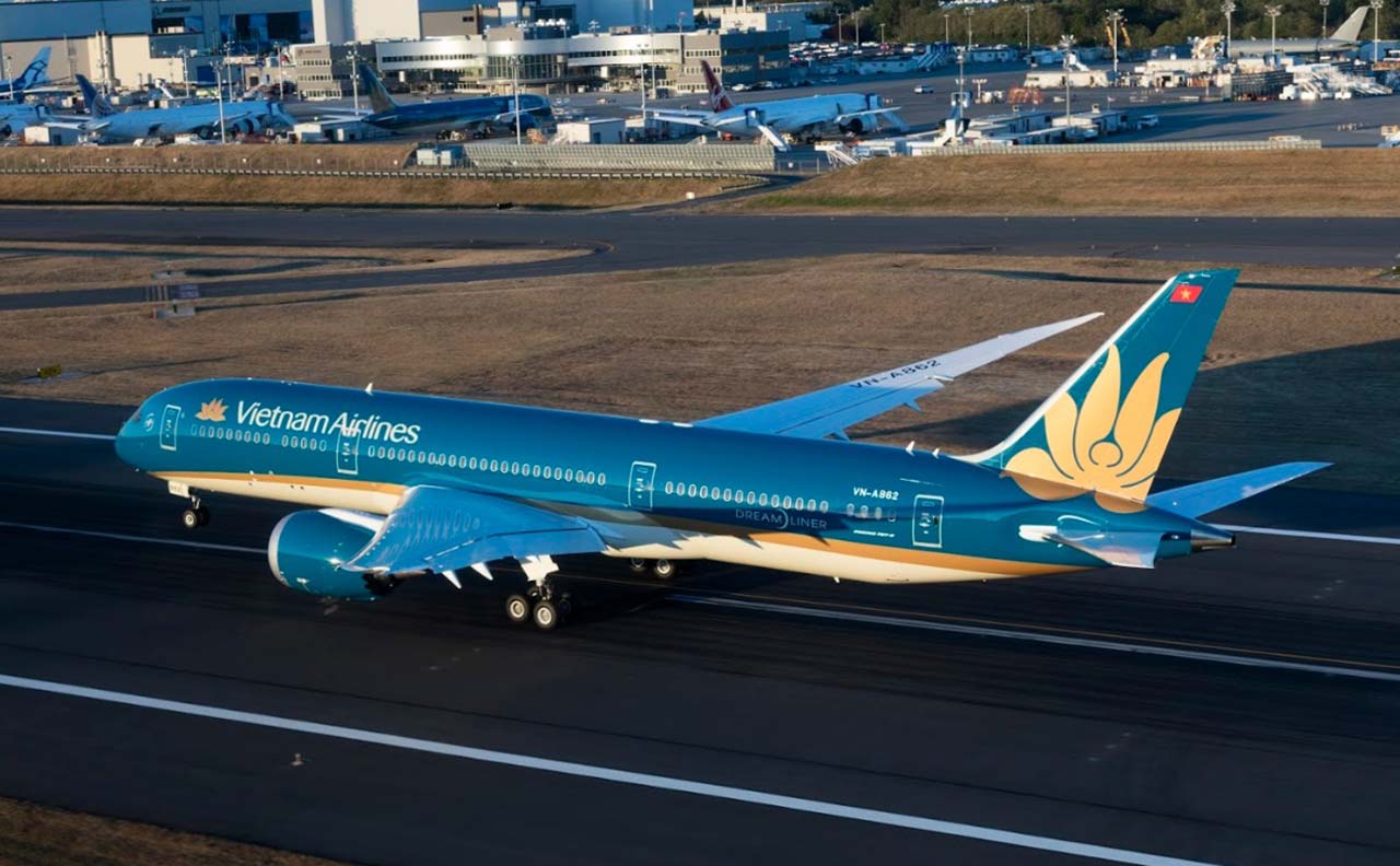 Vietnam Airlines đã có giấy phép để bay thẳng đến Mỹ, chuyển tiếp tại Đài Loan hoặc Nhật Bản