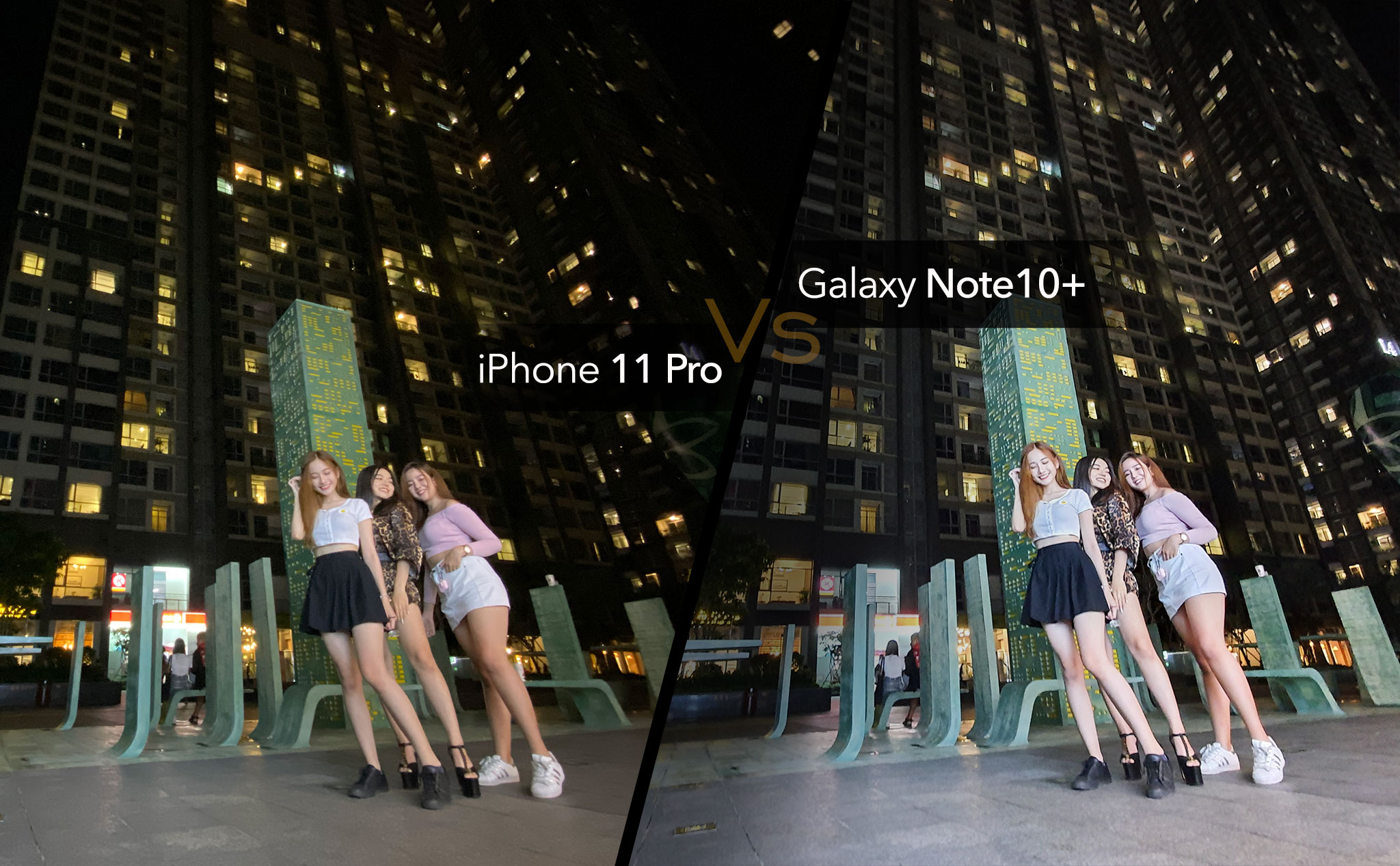 iPhone 11 Pro & Galaxy Note 10 Plus: So sánh Camera chụp ảnh đêm
