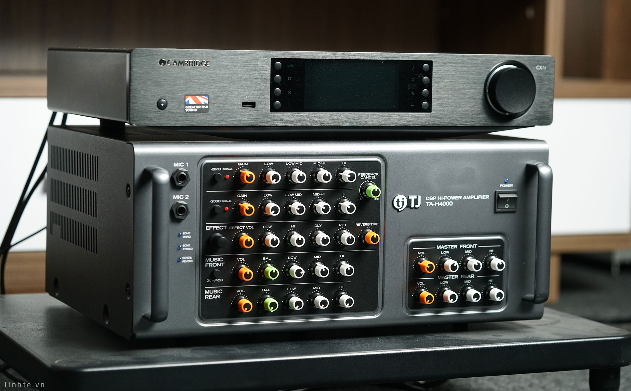 Trải nghiệm chi tiết Amplifier Karaoke TJ Media TA-H4000: nghe nhạc ổn, hát hay, dễ xài
