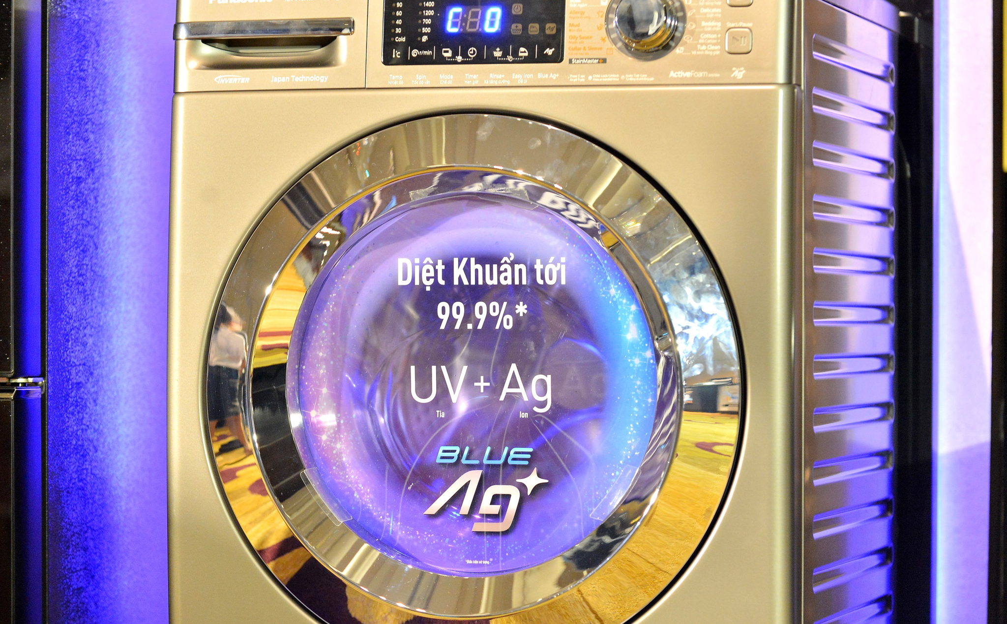 Máy giặt và tủ lạnh Panasonic sẽ có công nghệ diệt khuẩn BlueAg