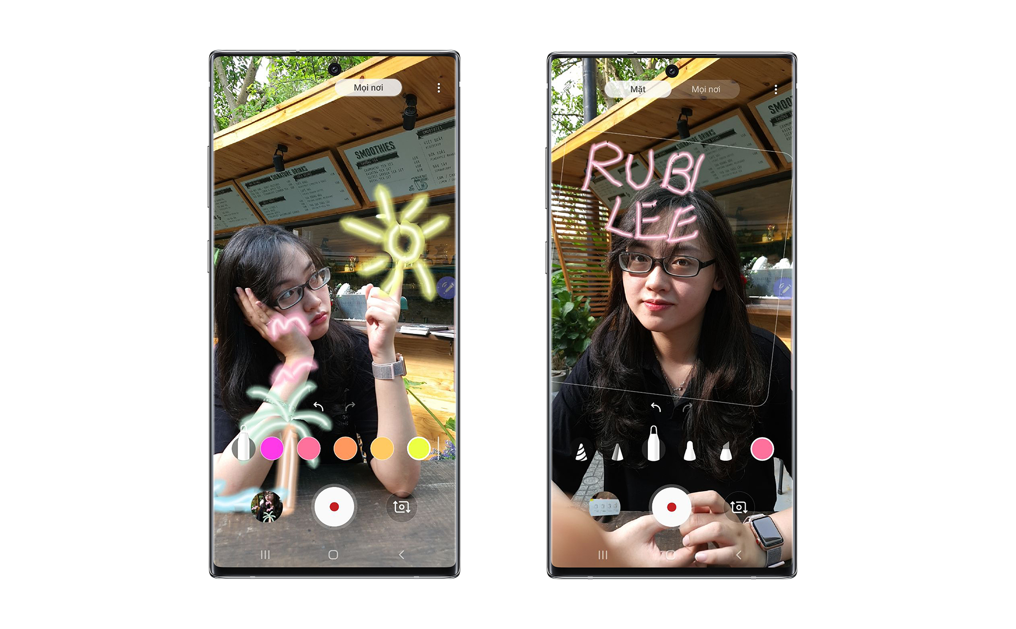 Trải nghiệm AR Doodle trên Samsung Galaxy Note10+