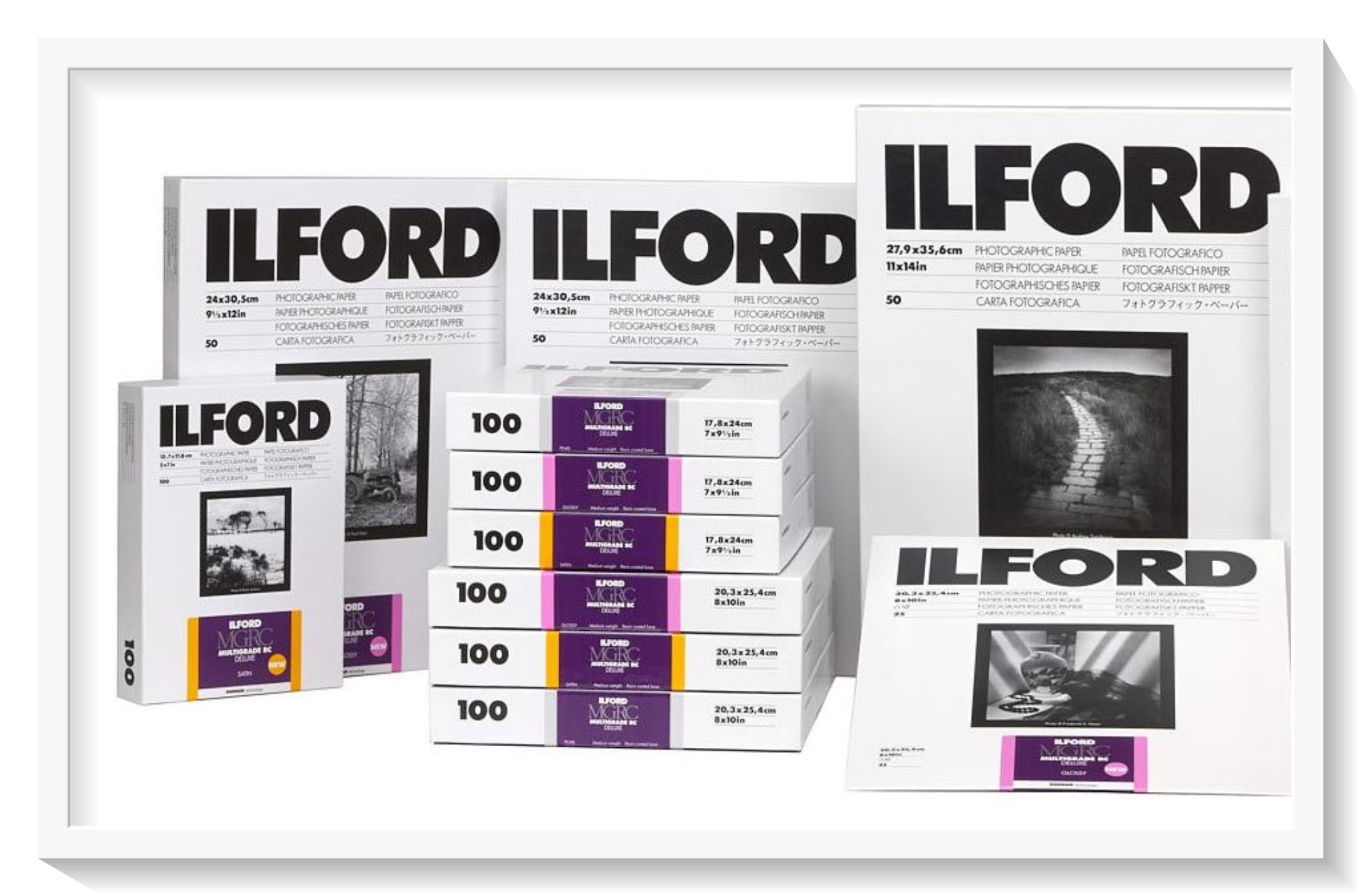 Ilford giới thiệu film 135mm & 120mm Ortho Plus, giấy MULTI RC thế hệ 5 cùng bộ kit tráng film