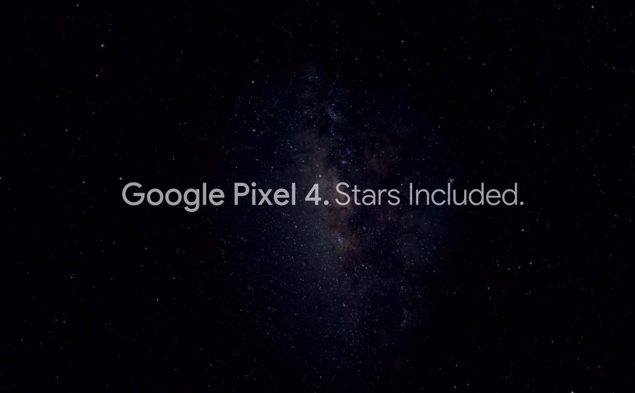 Video quảng cáo tính năng chụp thiên văn của Pixel 4, dẫn chuyện bởi giọng của Stephen Hawking