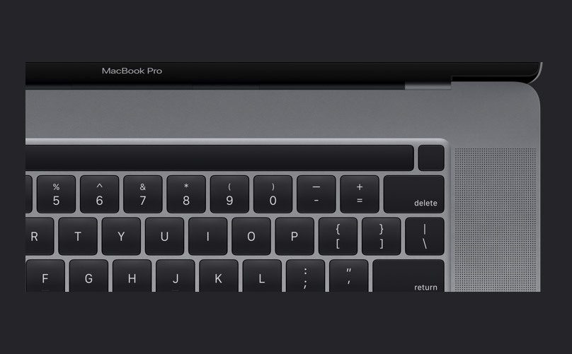 MacBook Pro 16" có cách bố trí cảm biến vân tay khác, phím Esc vật lý trở lại, năm sau mới ra mắt?