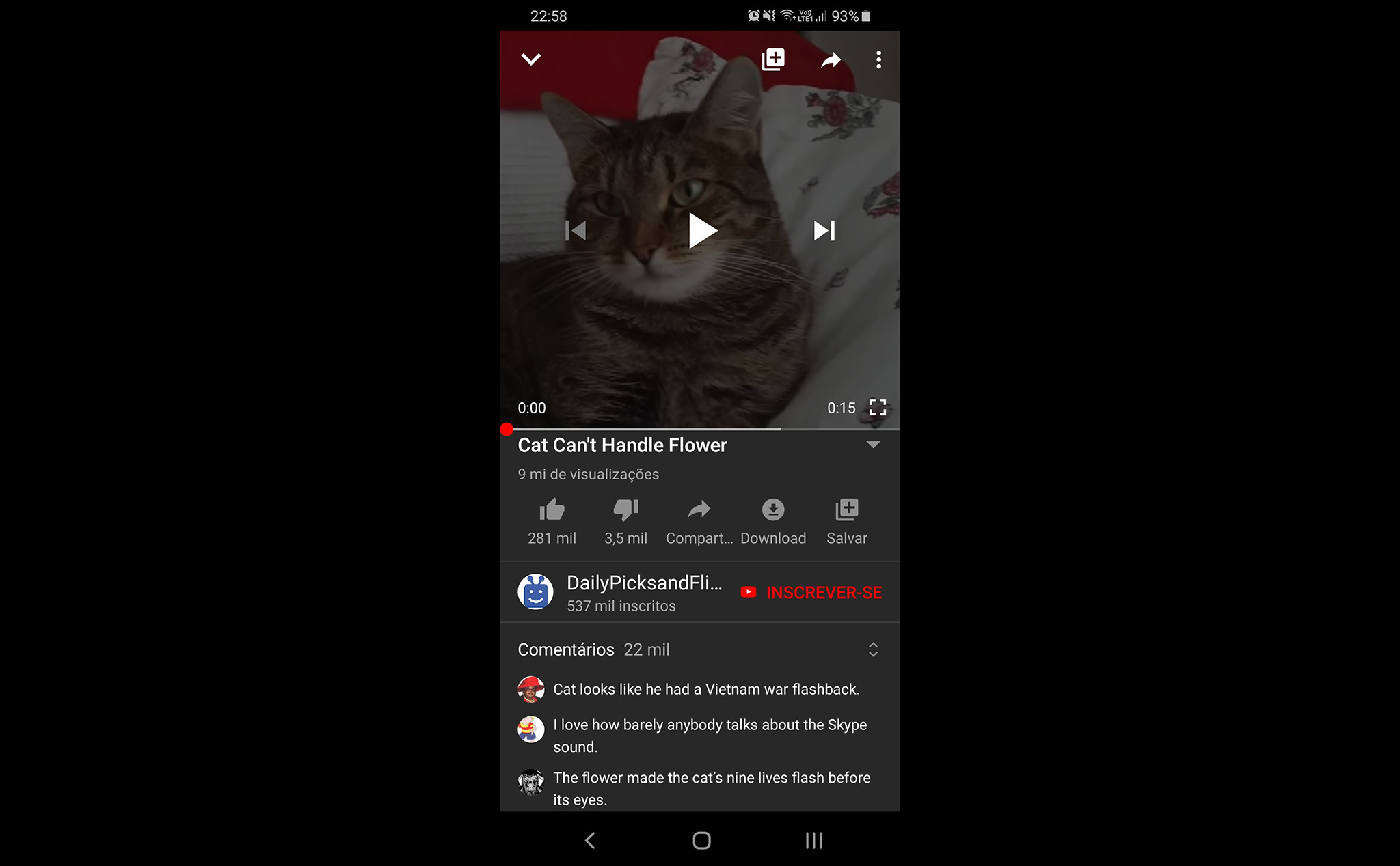 Phần bình luận trên app YouTube sẽ được đưa trở lại vị trí ngay dưới mô tả video, dễ tương tác hơn