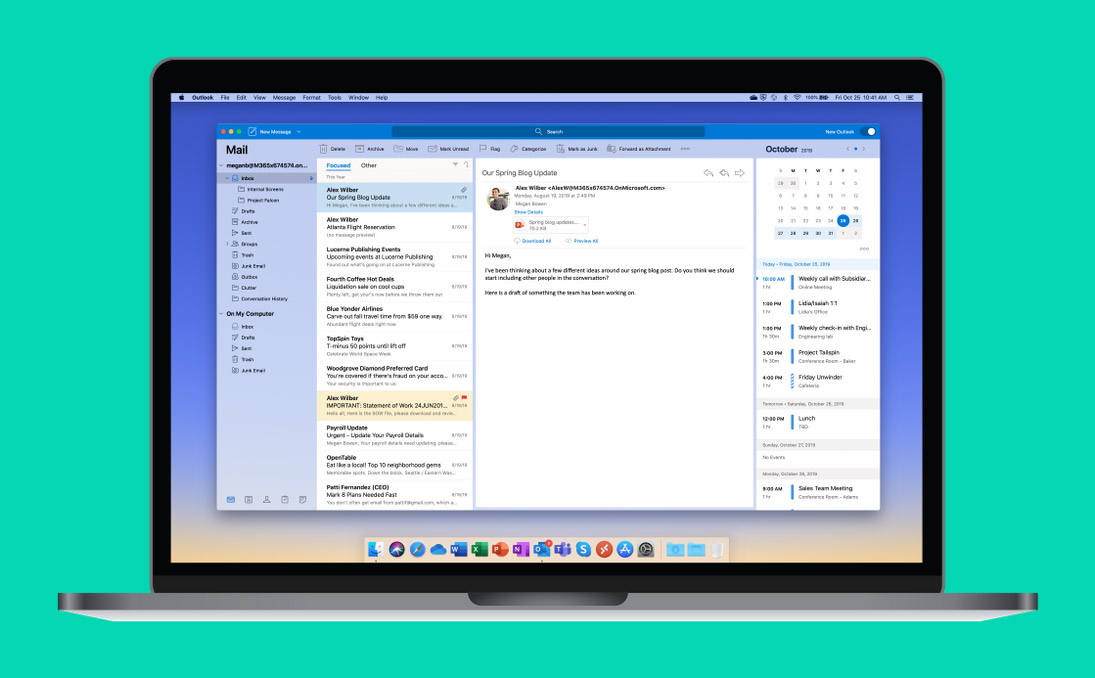 Microsoft giới thiệu Outlook for Mac mới hoàn toàn
