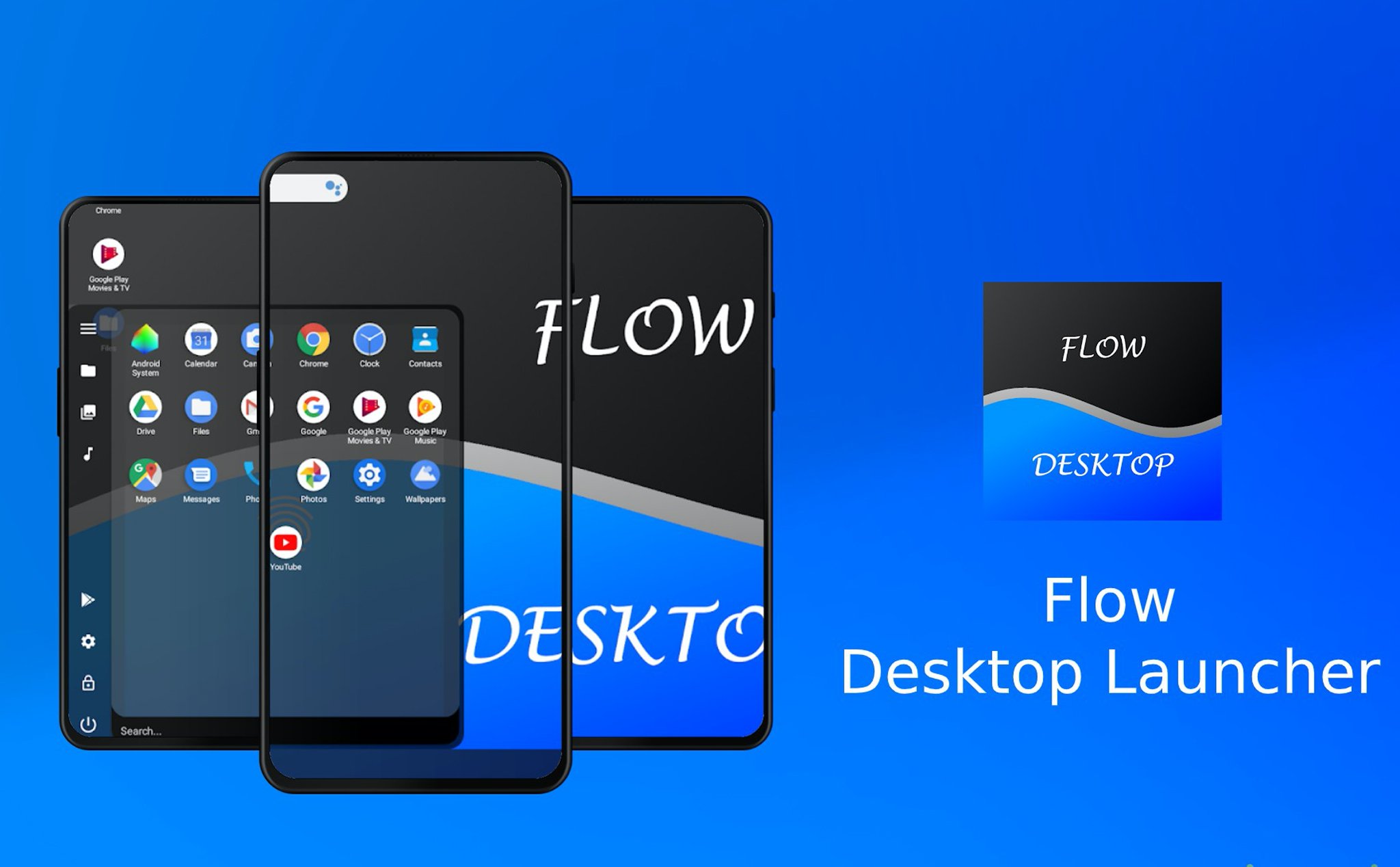 Biến điện thoại Android thành Desktop trên Android 10 với Flow Desktop launcher