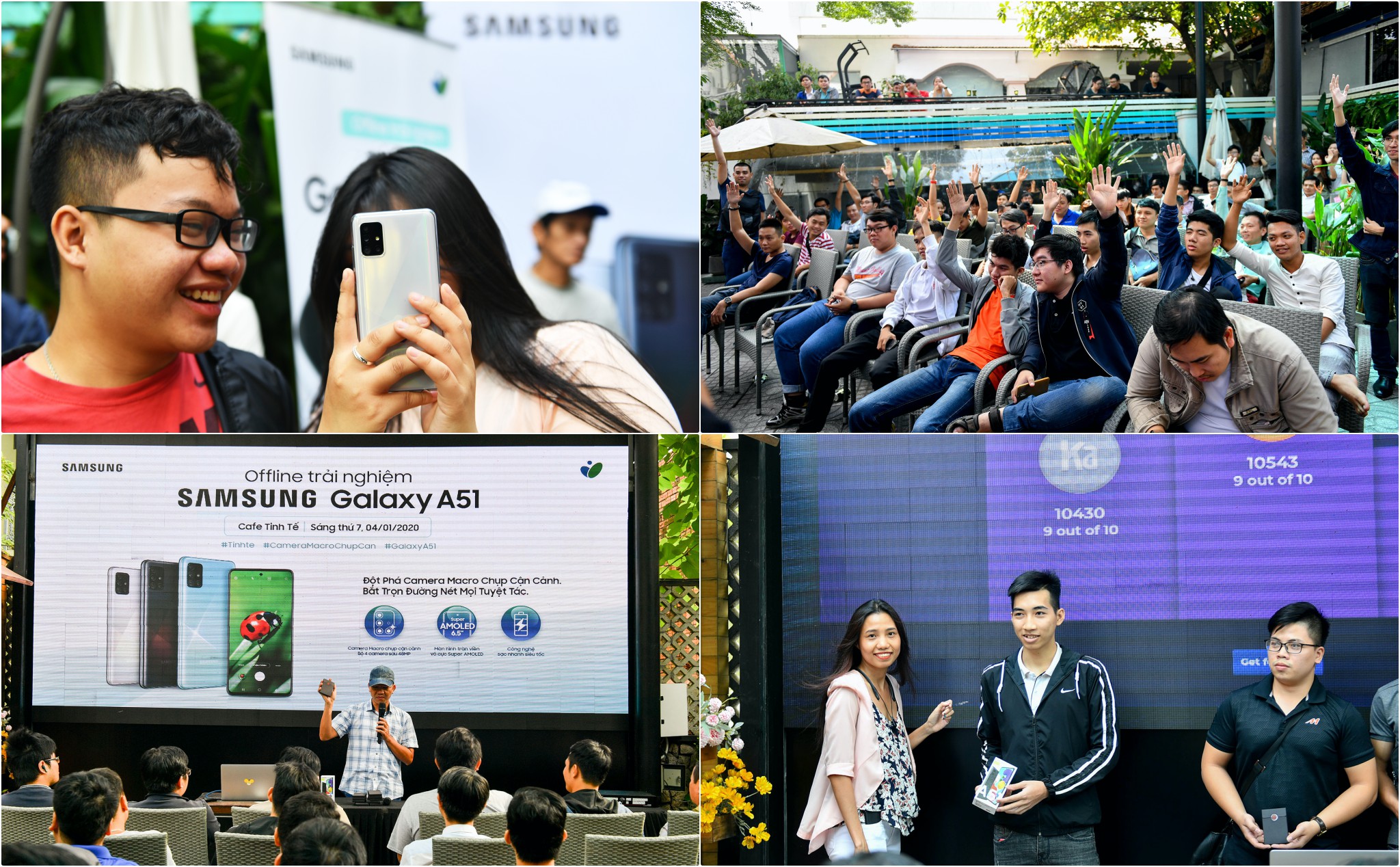 Hình ảnh & video buổi offline Samsung Galaxy A51 tại Cafe Tinh tế