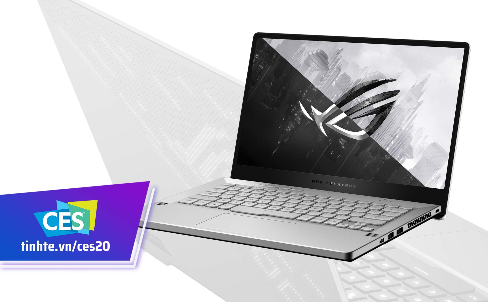 #CES20: ASUS Zephyrus G14 - laptop gaming sử dụng AMD Ryzen 4000 Series, tuỳ chọn màn hình miniLED