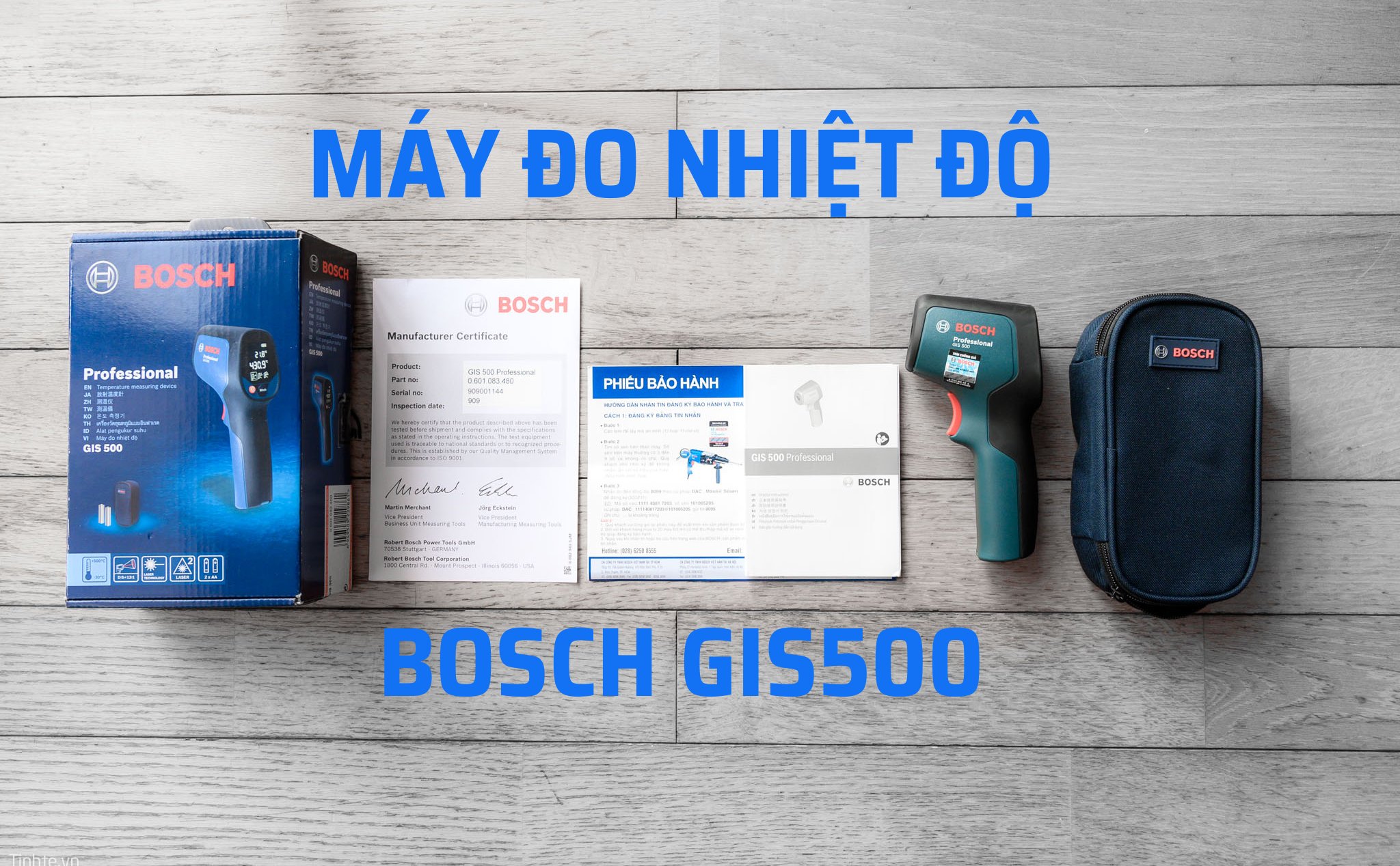 Trên tay máy đo nhiệt độ chuyên nghiệp Bosch GIS500: Nhỏ gọn, cầm chắc tay, đo nhanh