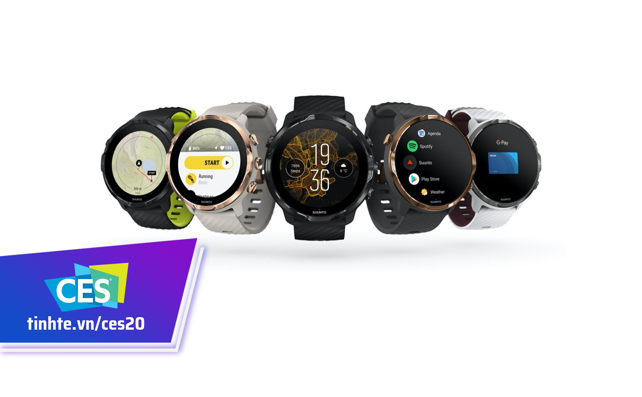 #CES20: Suunto ra mắt Suunto 7, đồng hồ GPS đầu tiên của hãng chạy wearOS