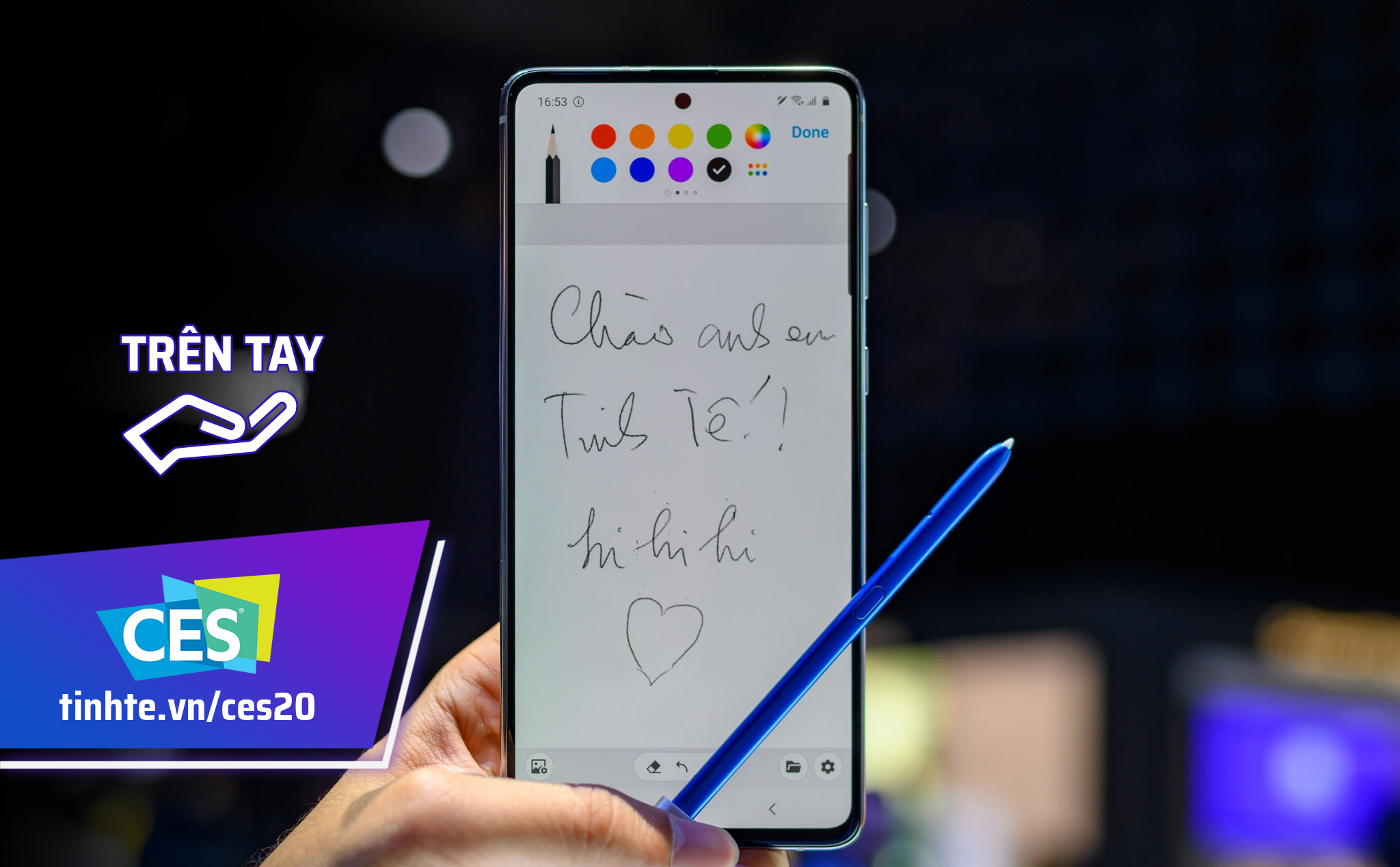 #CES20: Trên tay Galaxy Note10 Lite: chiếc 'Note' màn hình to, thiết kế dành cho năm 2020