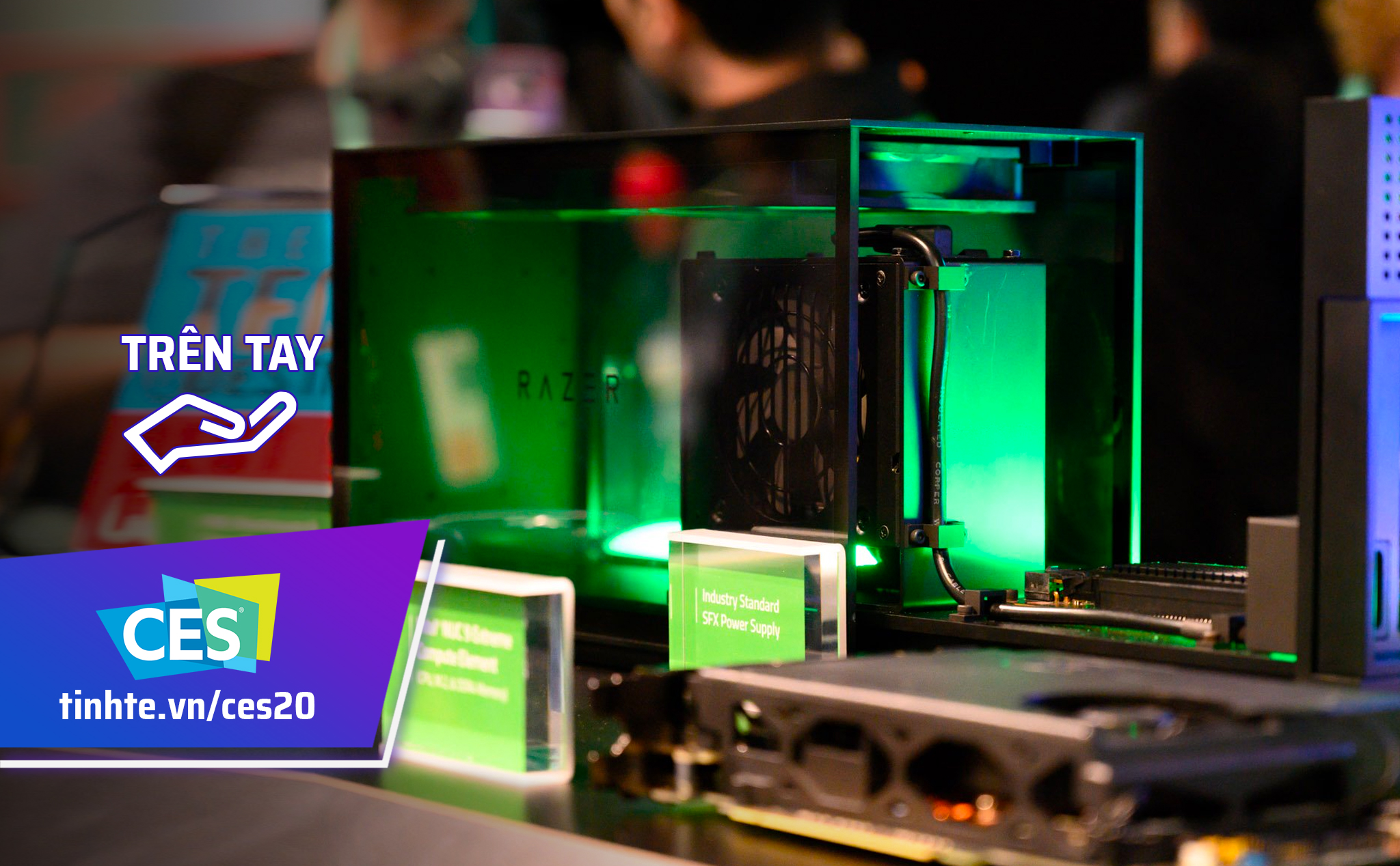 #CES20: Razer Tomahawk - PC phần cứng Intel NUC 9 Extreme kết hợp card đồ hoạ rời GeForce RTX 20