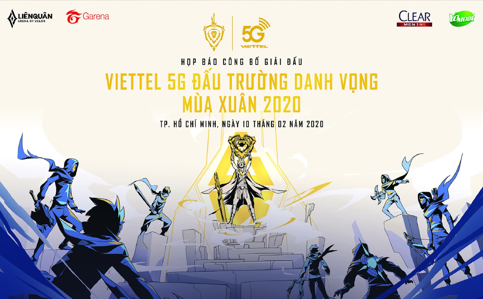 [QC] Công bố giải chuyên nghiệp Liên Quân Mobile Viettel 5G đấu trường danh vọng mùa xuân 2020