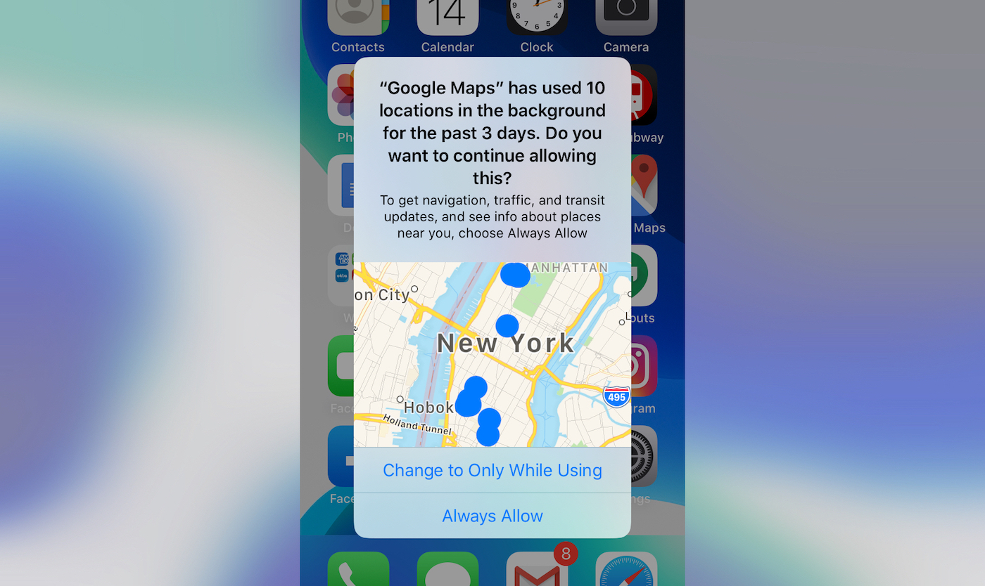Vì sao iPhone cứ hỏi bạn quyền truy cập vị trí địa lý của app chạy nền