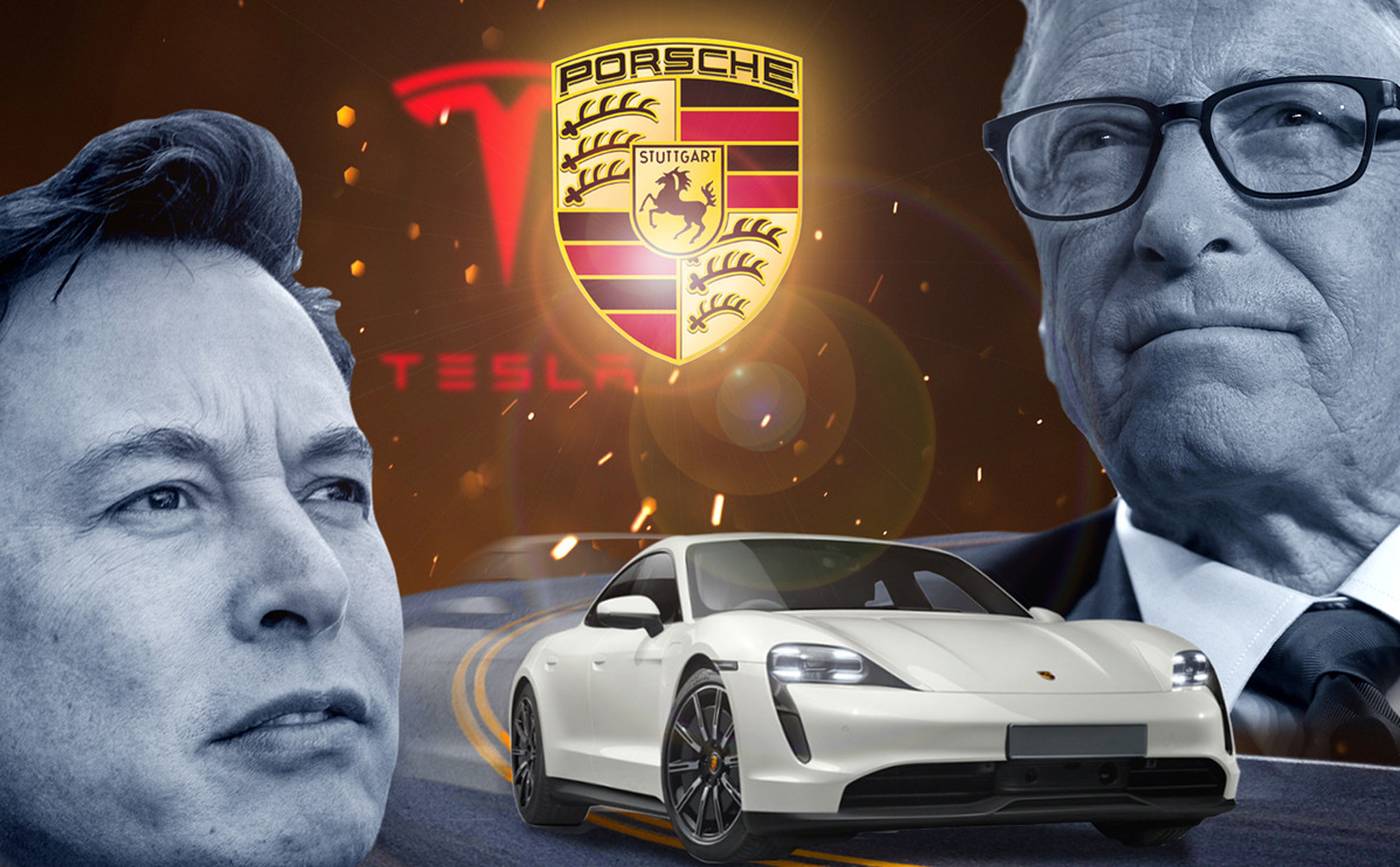 Bill Gates mua xe điện Porsche Taycan, Elon Musk bảo "chả có gì vui"