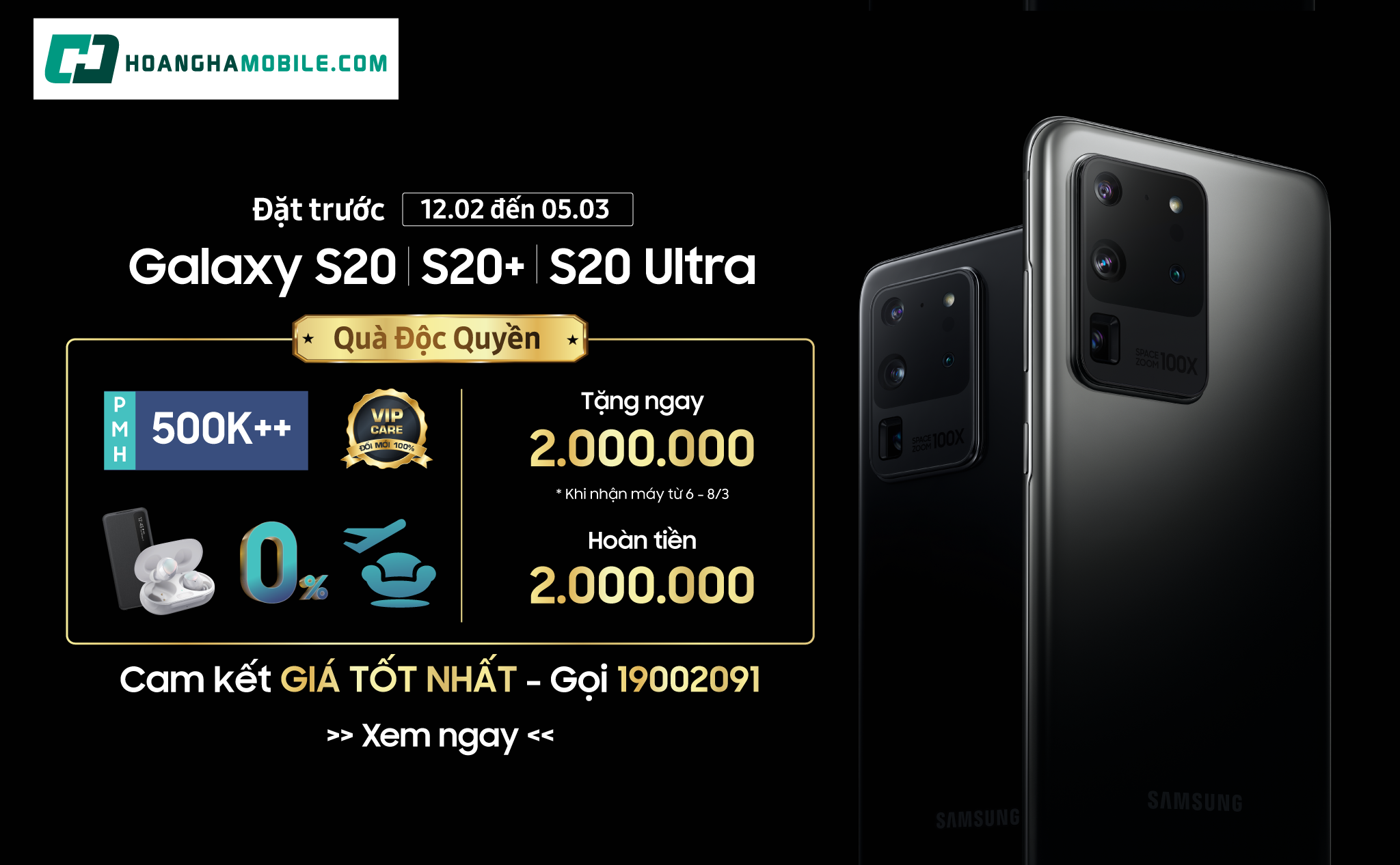 [QC] Đặt trước Galaxy S20 Series - Nhận siêu ưu đãi tới gần 10 triệu