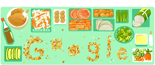 Google Doodle vinh danh bánh mì Việt Nam ở hơn 10 quốc gia