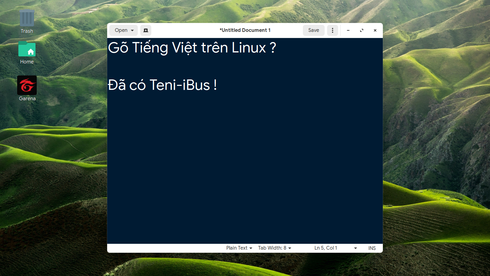 Hướng dẫn anh em Linux gõ Tiếng Việt