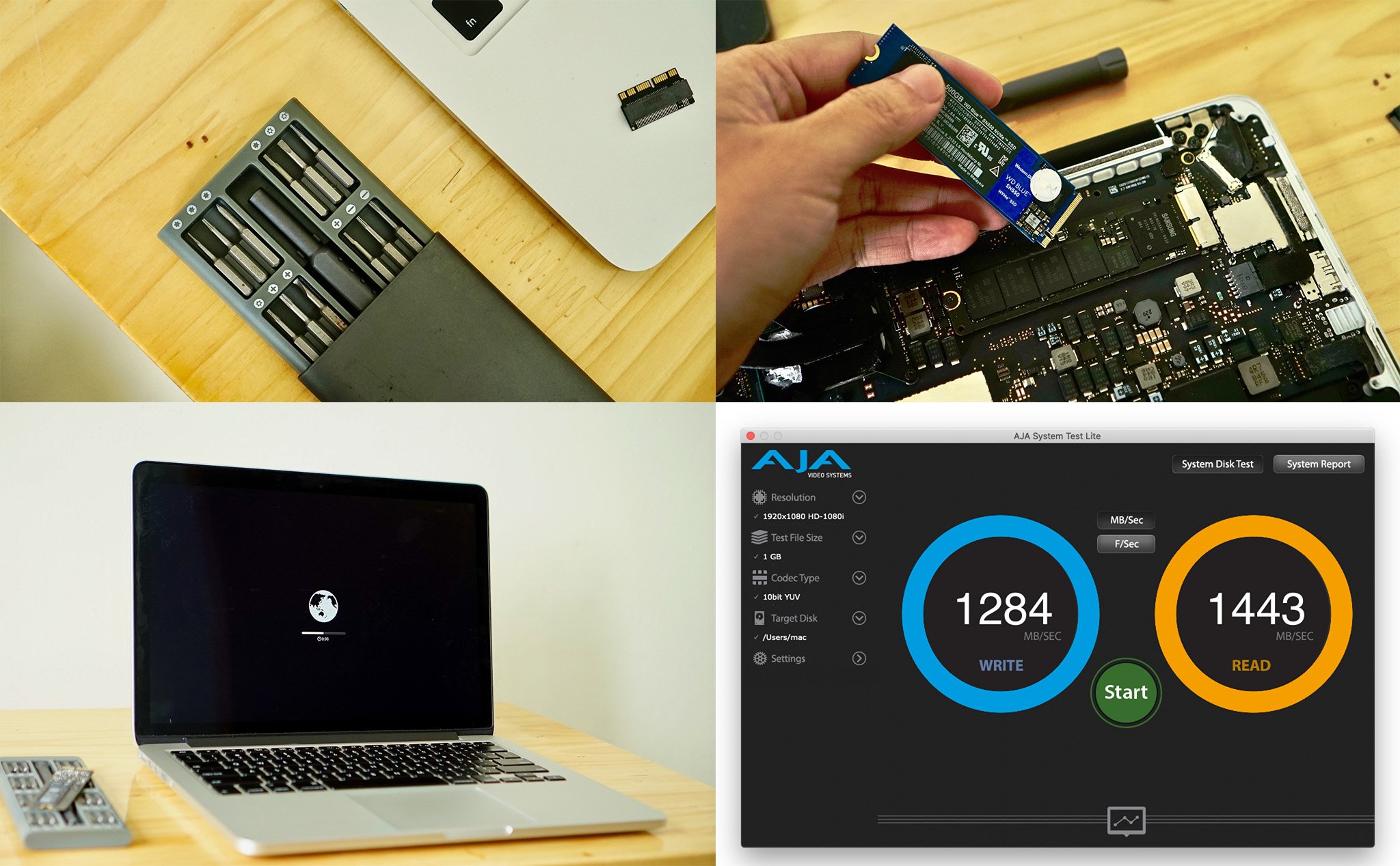 Chia sẻ nâng cấp 500GB SSD NVMe M.2 cho MacBook Pro 2015 chi phí khoảng 2 triệu!