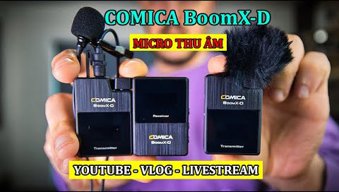 Review micro thu âm Comica BoomX D Siêu Nhỏ Hot 2020