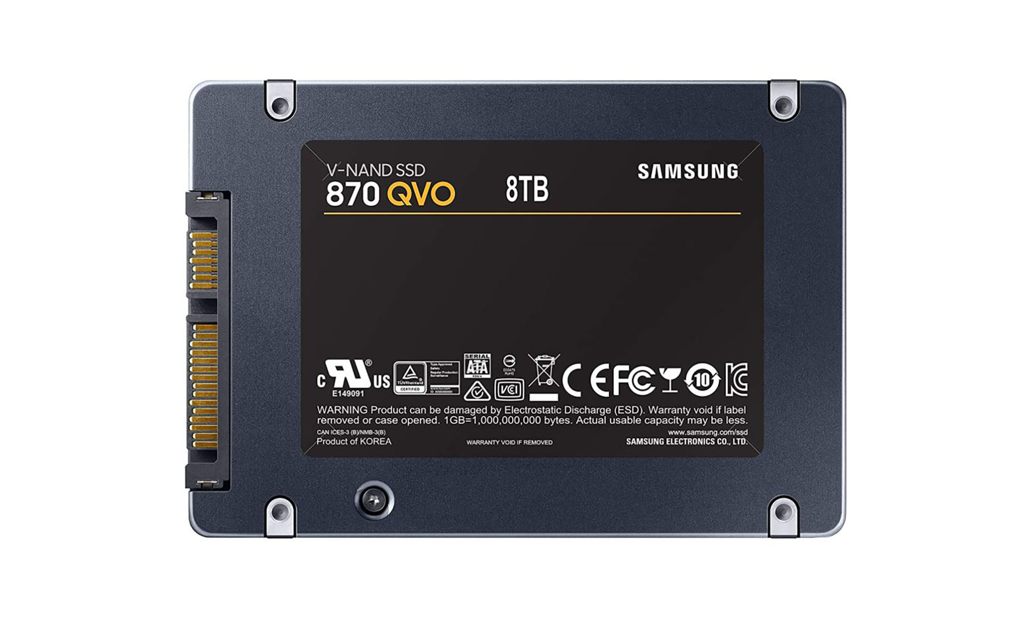 Samsung sắp bán phiên bản 8 TB của dòng ổ 870 QVO, giá 900 đô anh em nghĩ đắt hay rẻ?